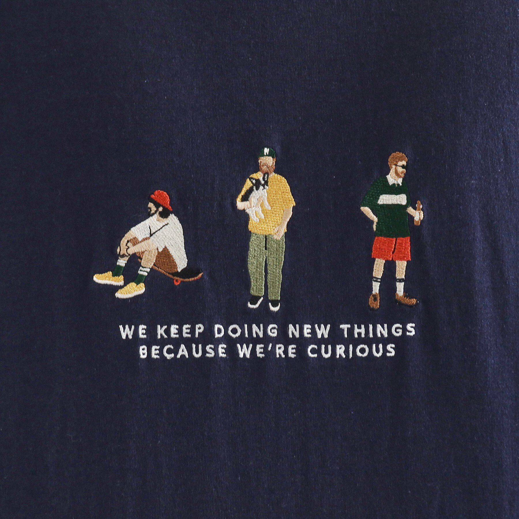 tk.TAKEO KIKUCHI「ピープル刺繍Tシャツ」|Tシャツ・カットソー|