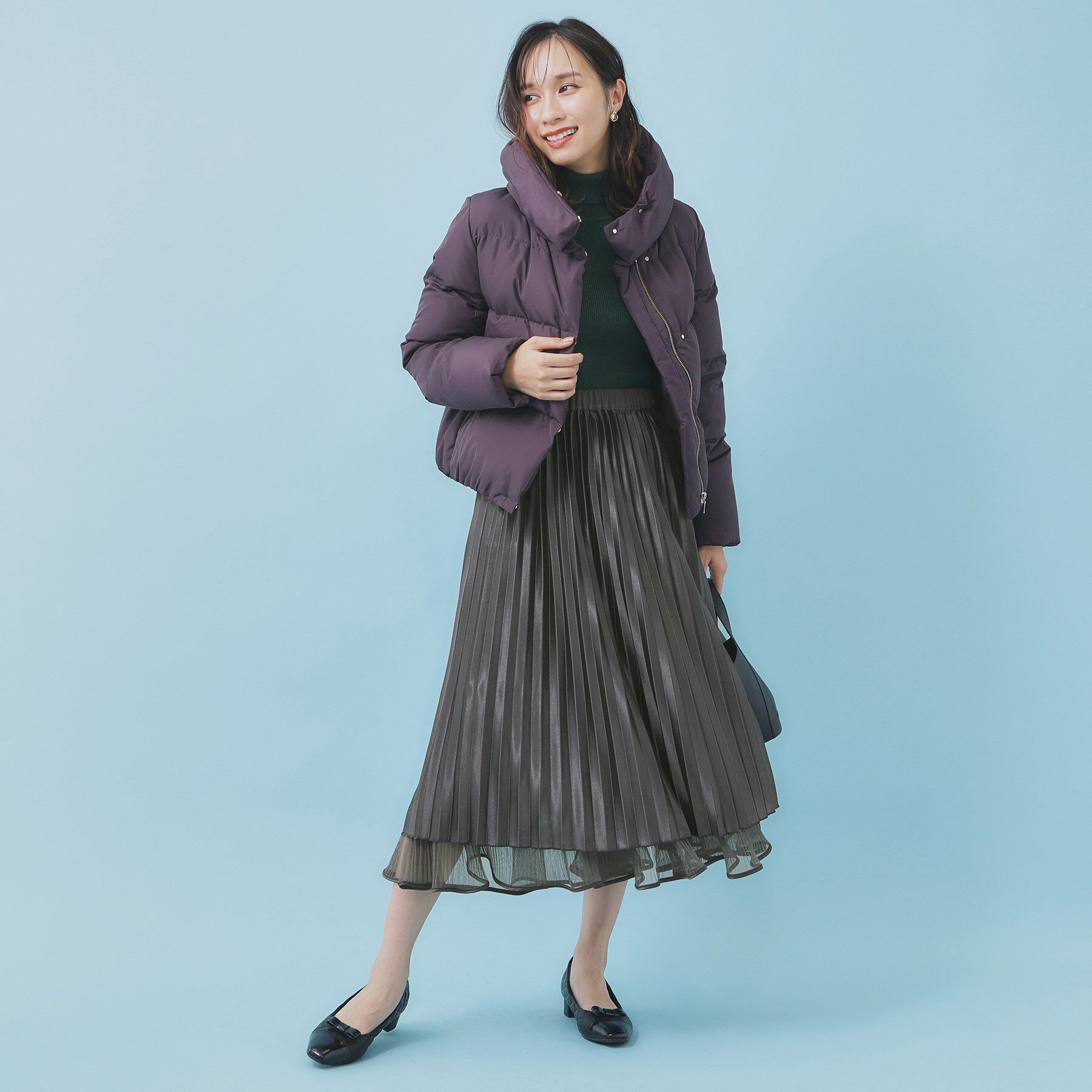 index「リバーシブルチュールティアードフレアスカート【洗濯機OK】」|スカート|