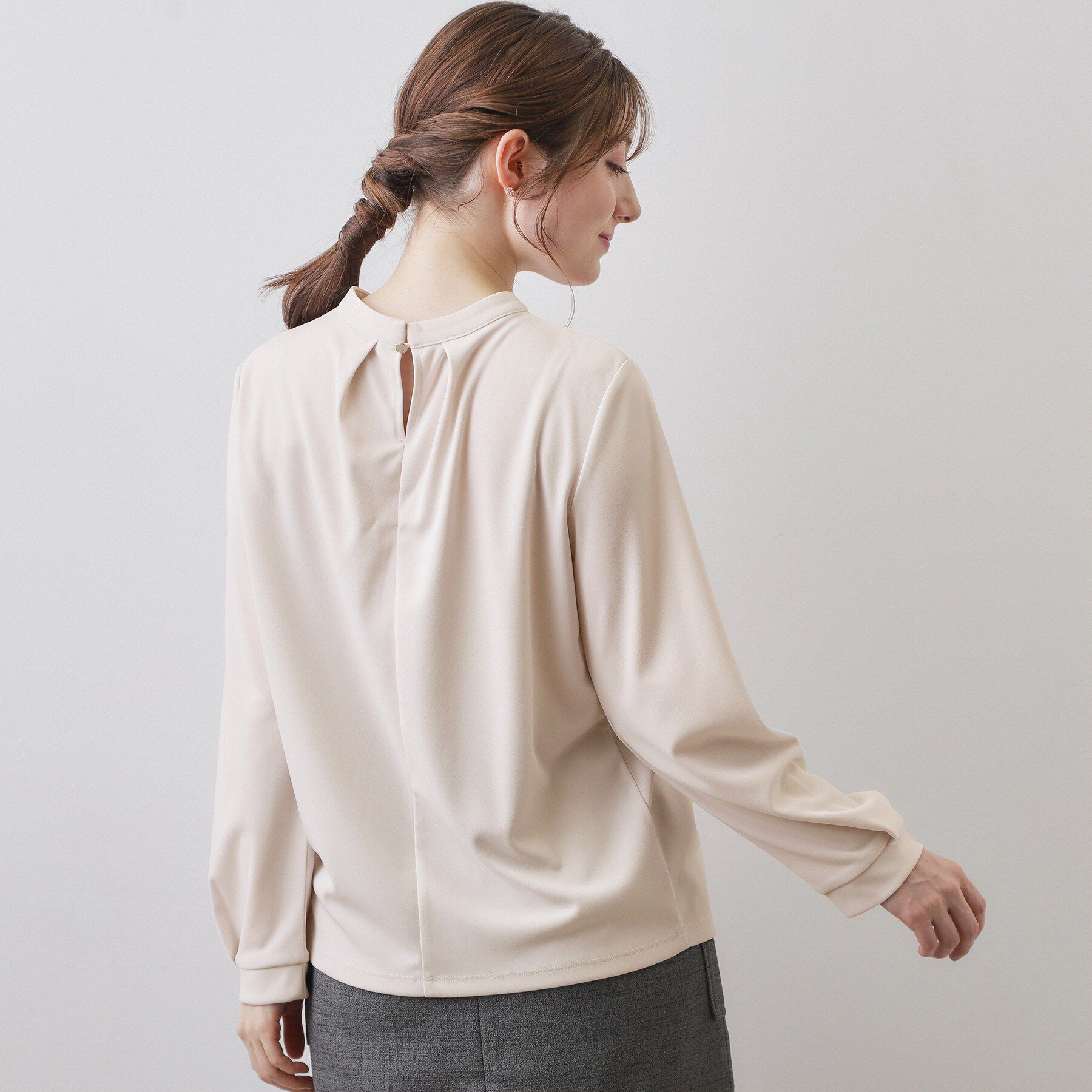 index「ランダムタックトップス【洗濯機OK/吸水速乾/接触冷感/UVケア】《5col》」|Tシャツ・カットソー|