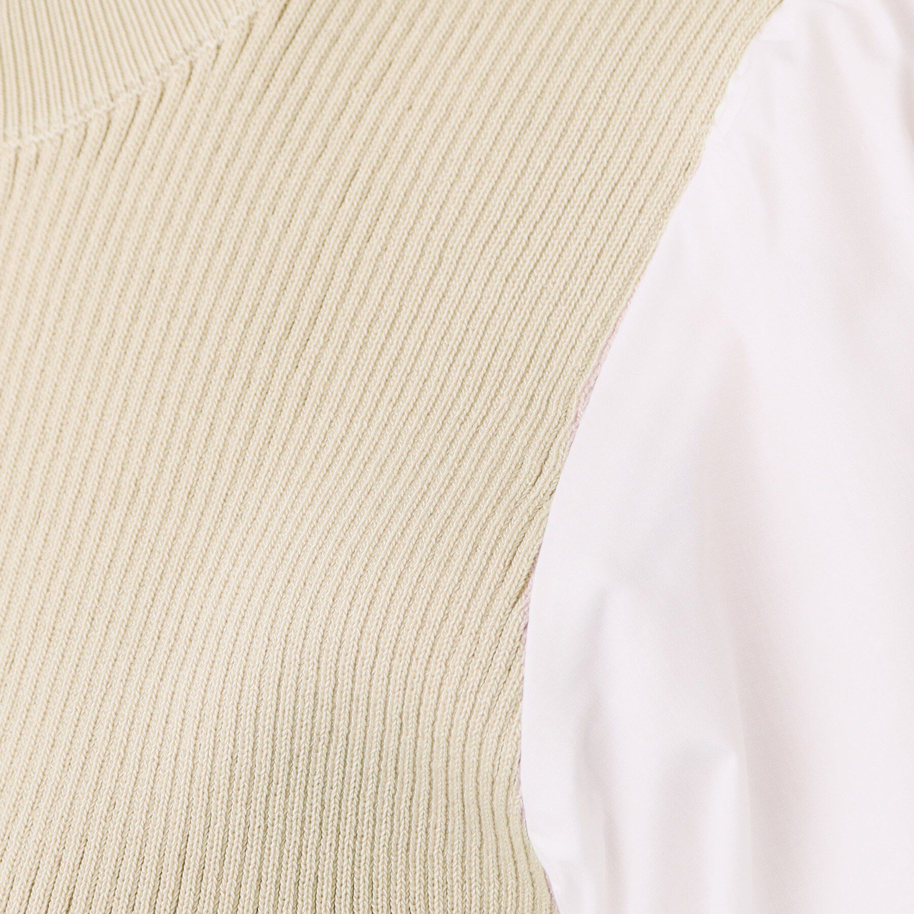 index「シャーリングドッキングニット【洗濯機OK】」|ニット・セーター|