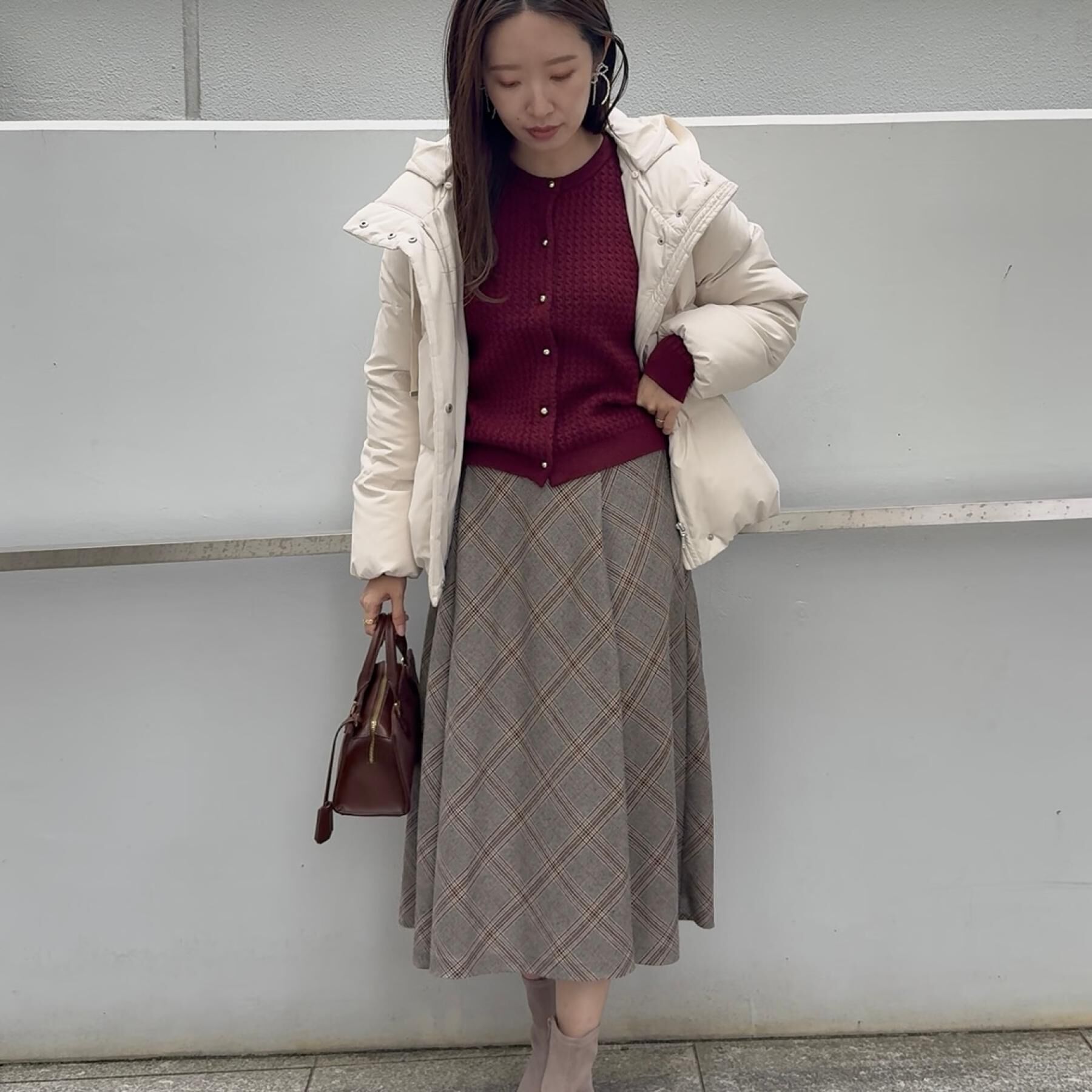 Couture broach「【冬の名品・撥水】愛されダウン」|ダウン|