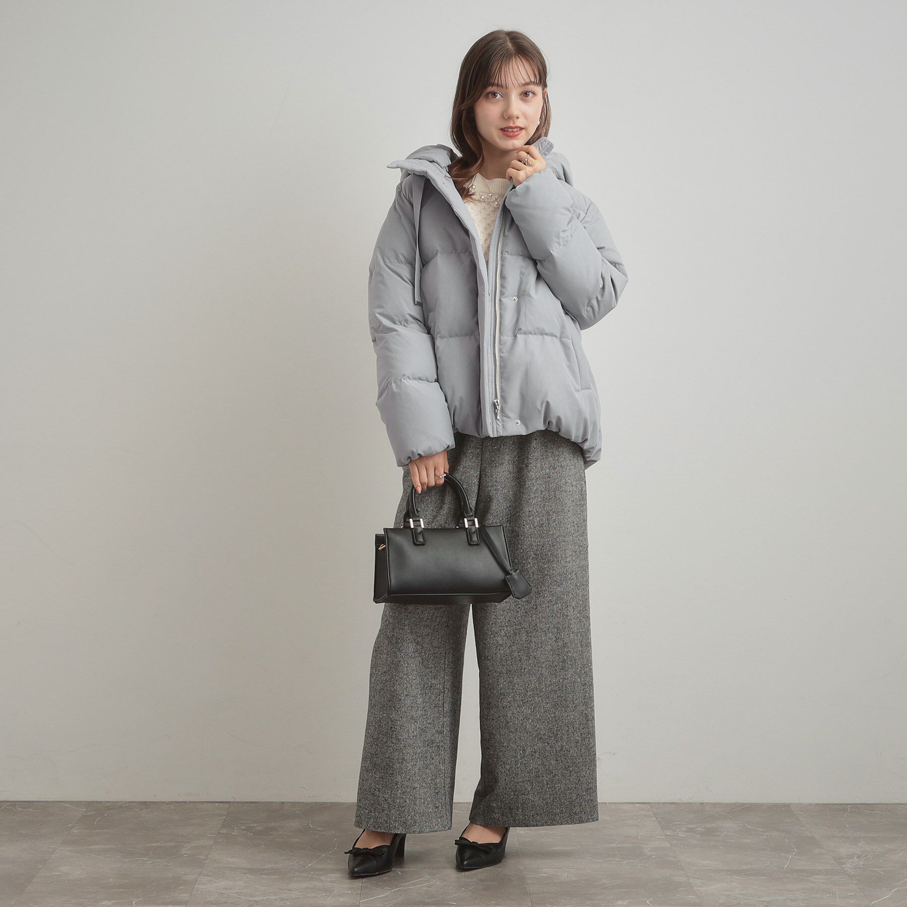 Couture broach「【冬の名品・撥水】愛されダウン」|ダウン|