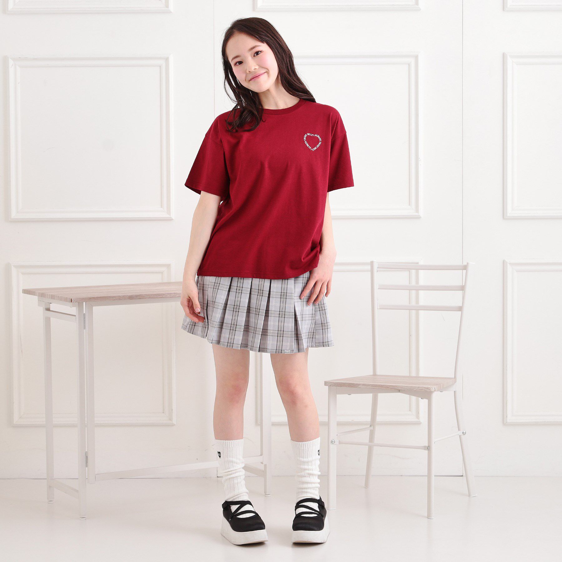 PINK-latte「◆クマちゃん半袖Tシャツ」|Tシャツ・カットソー|