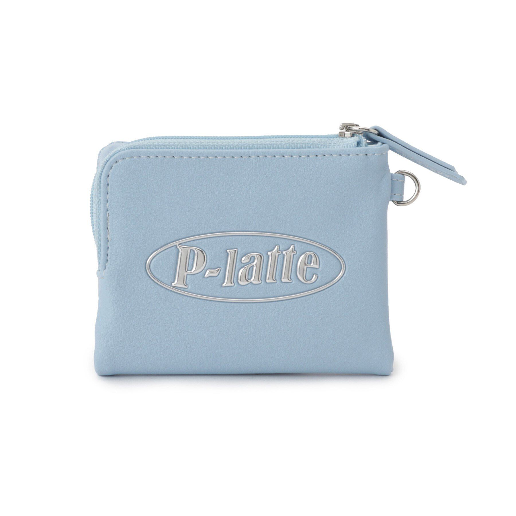 PINK-latte「オーバルロゴ財布」|財布|ブルー(091)