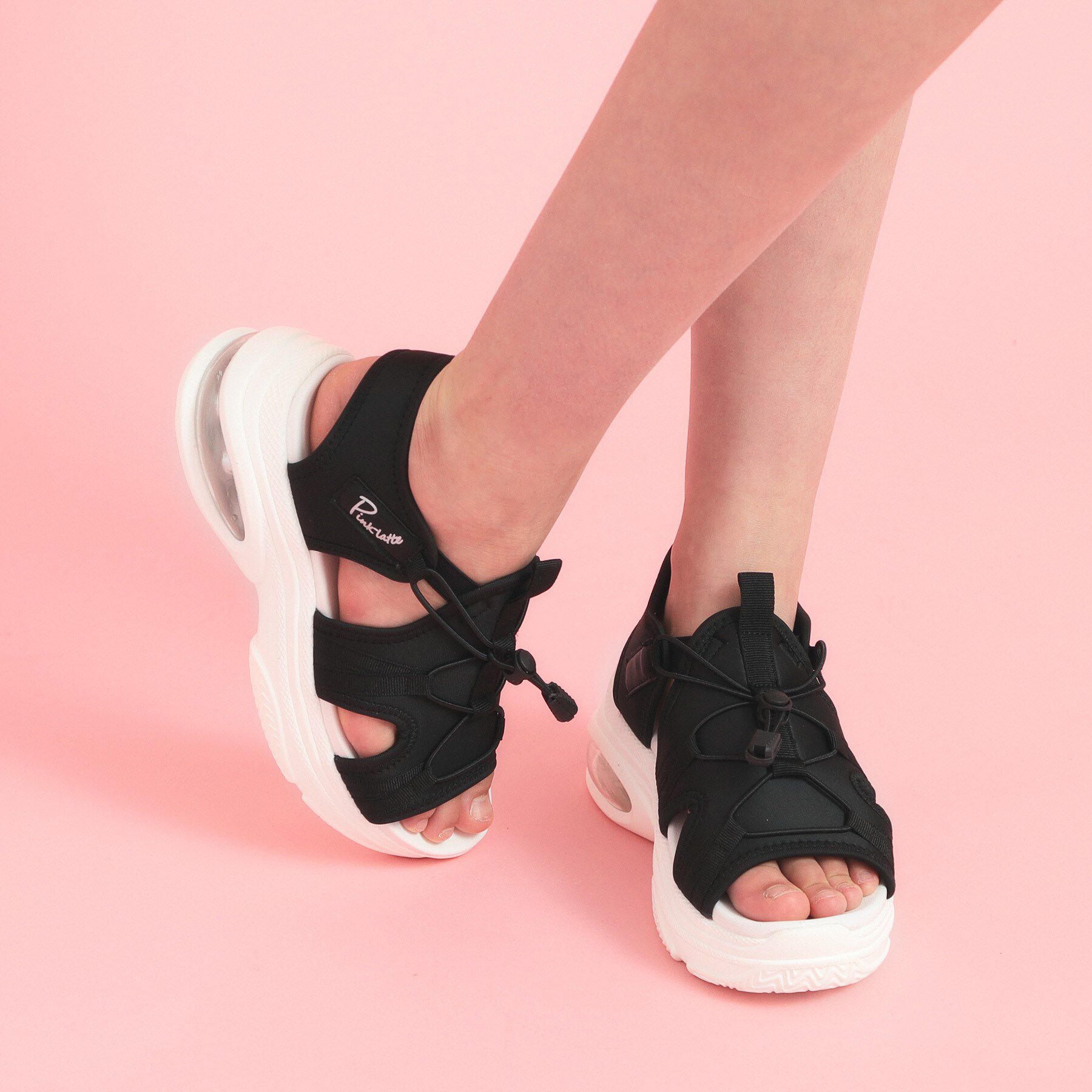 PINK-latte「エアー入りサンダル」|サンダル|