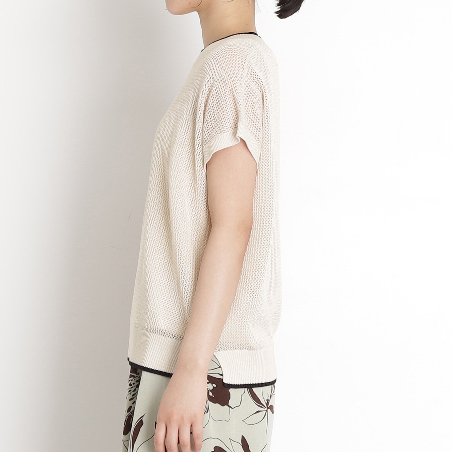 THE SHOP TK「フレンチスリーブメッシュニットタンクセット【洗える】」|その他|