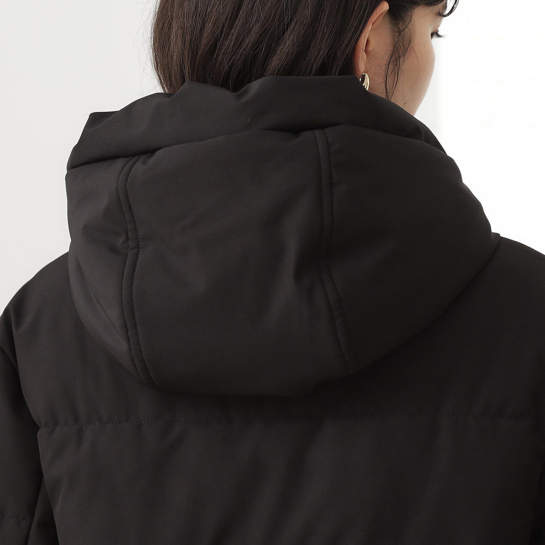 THE SHOP TK「【すっきり見えシルエット】上品ふわもこ中綿ブルゾン」|ダウン|