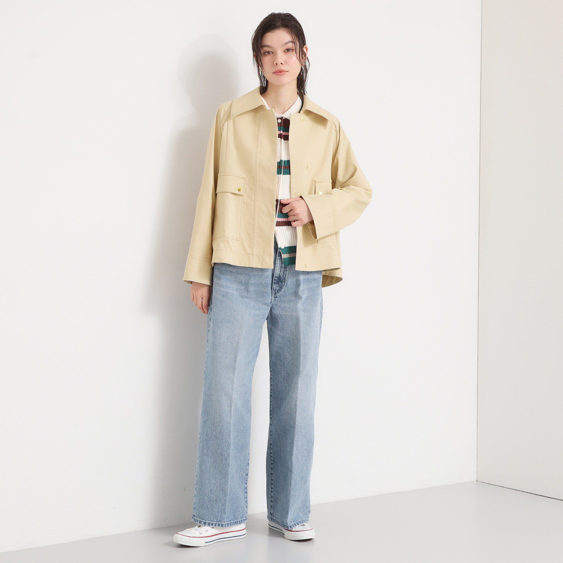 THE SHOP TK「デニム＆チノブルゾン」|ブルゾン・スタジャン|