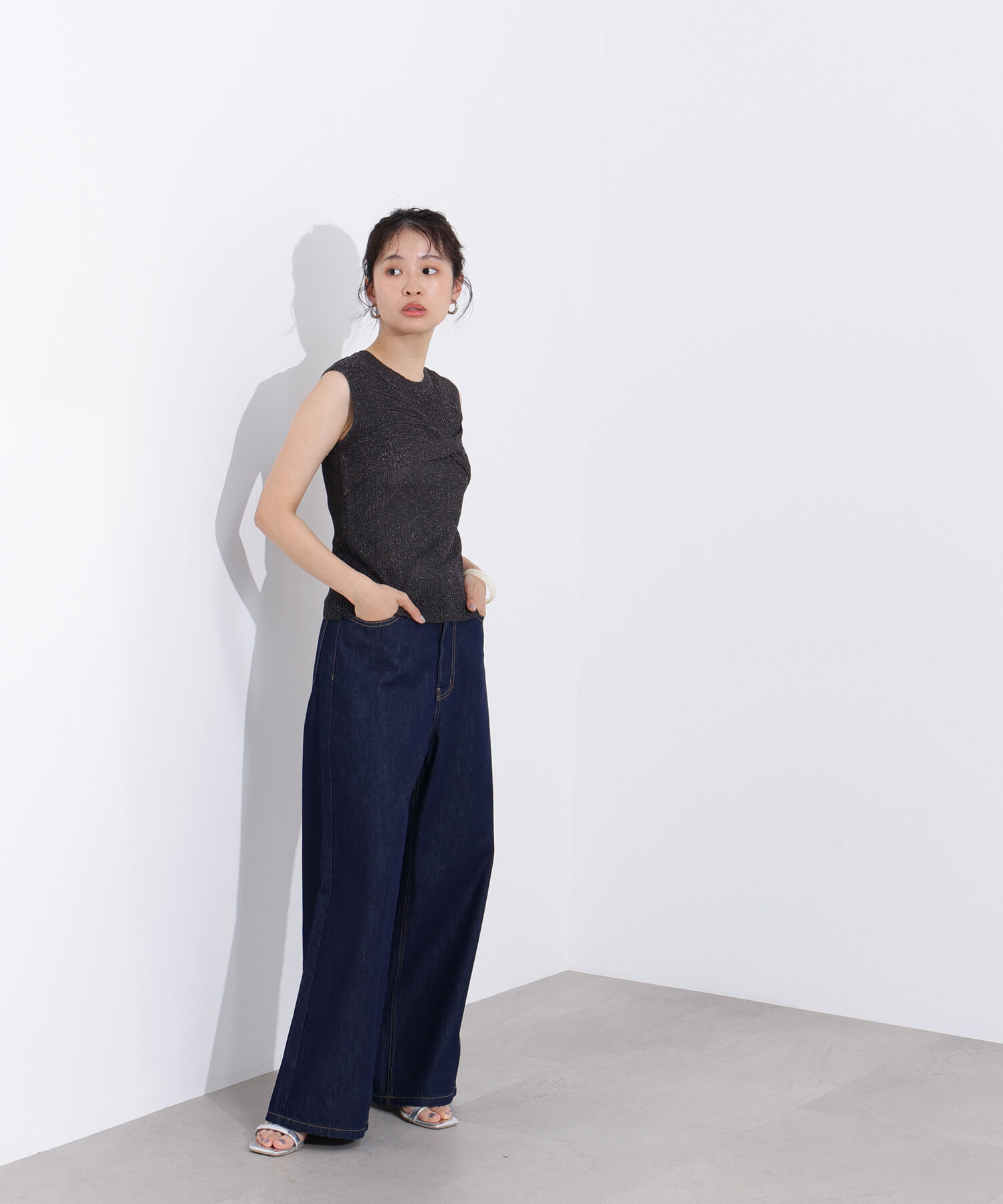  「フロントツイストリブニット」|ニット・セーター|