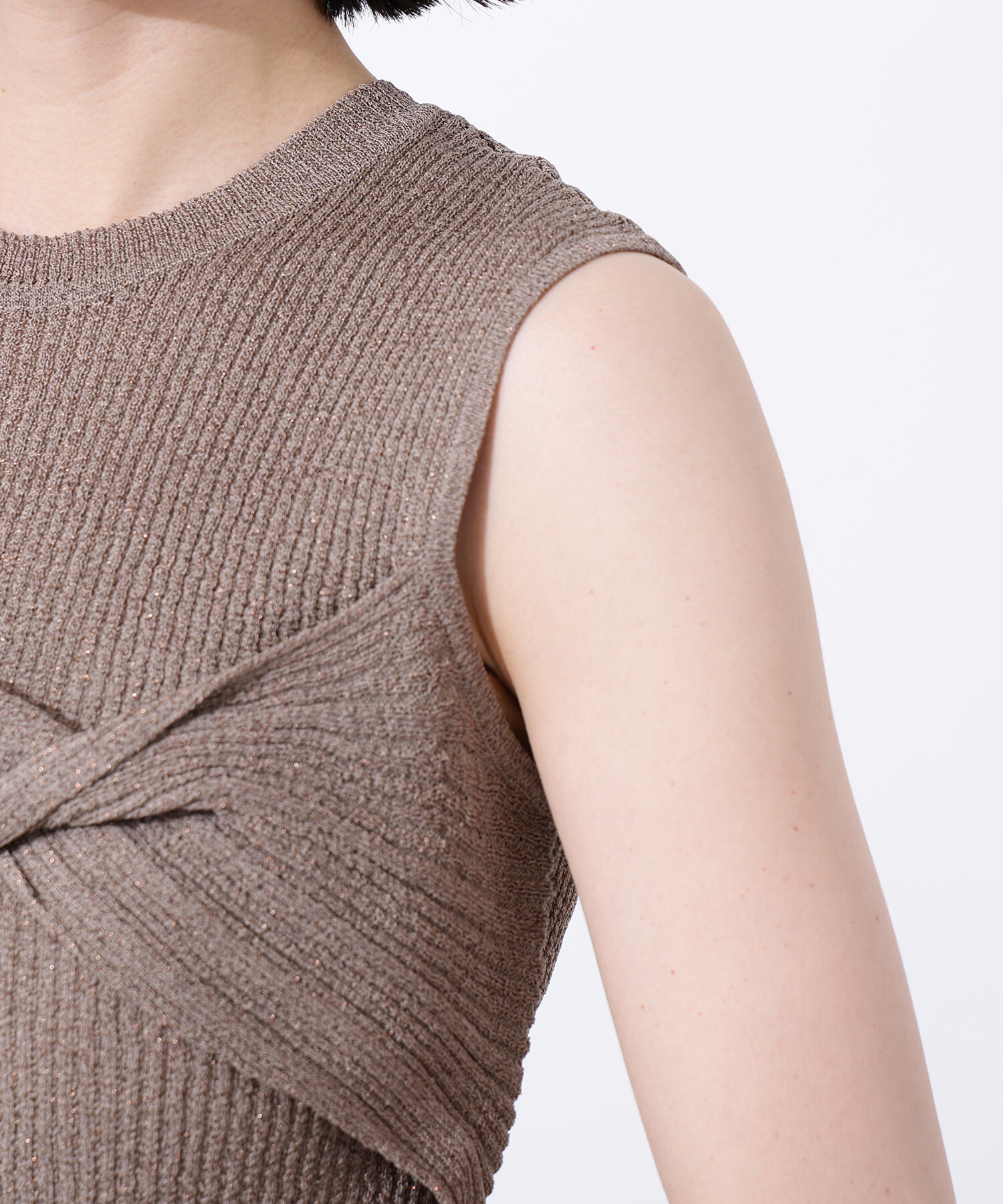  「フロントツイストリブニット」|ニット・セーター|