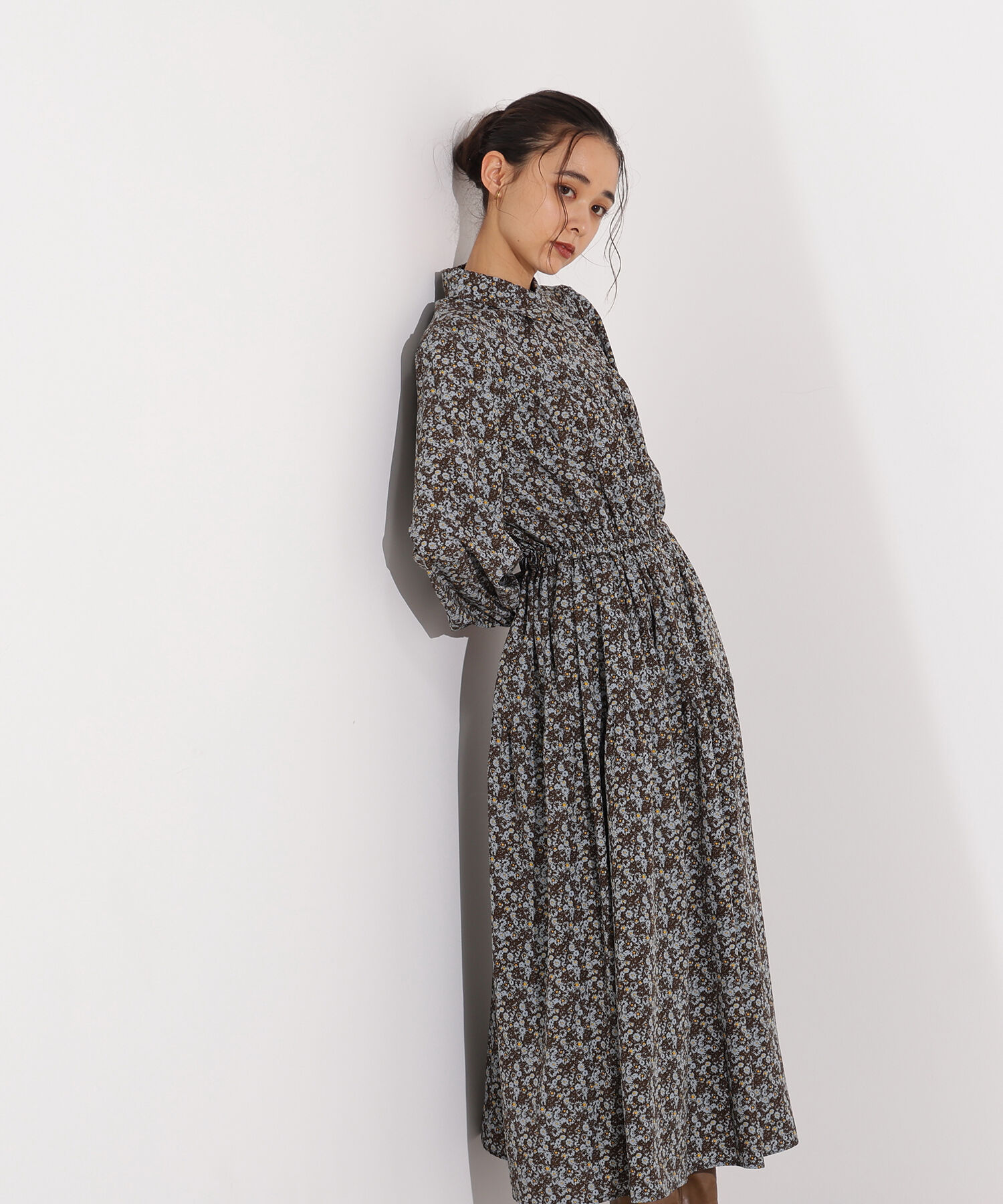  「ヴィンテージフラワーシャツワンピース」|ワンピース|