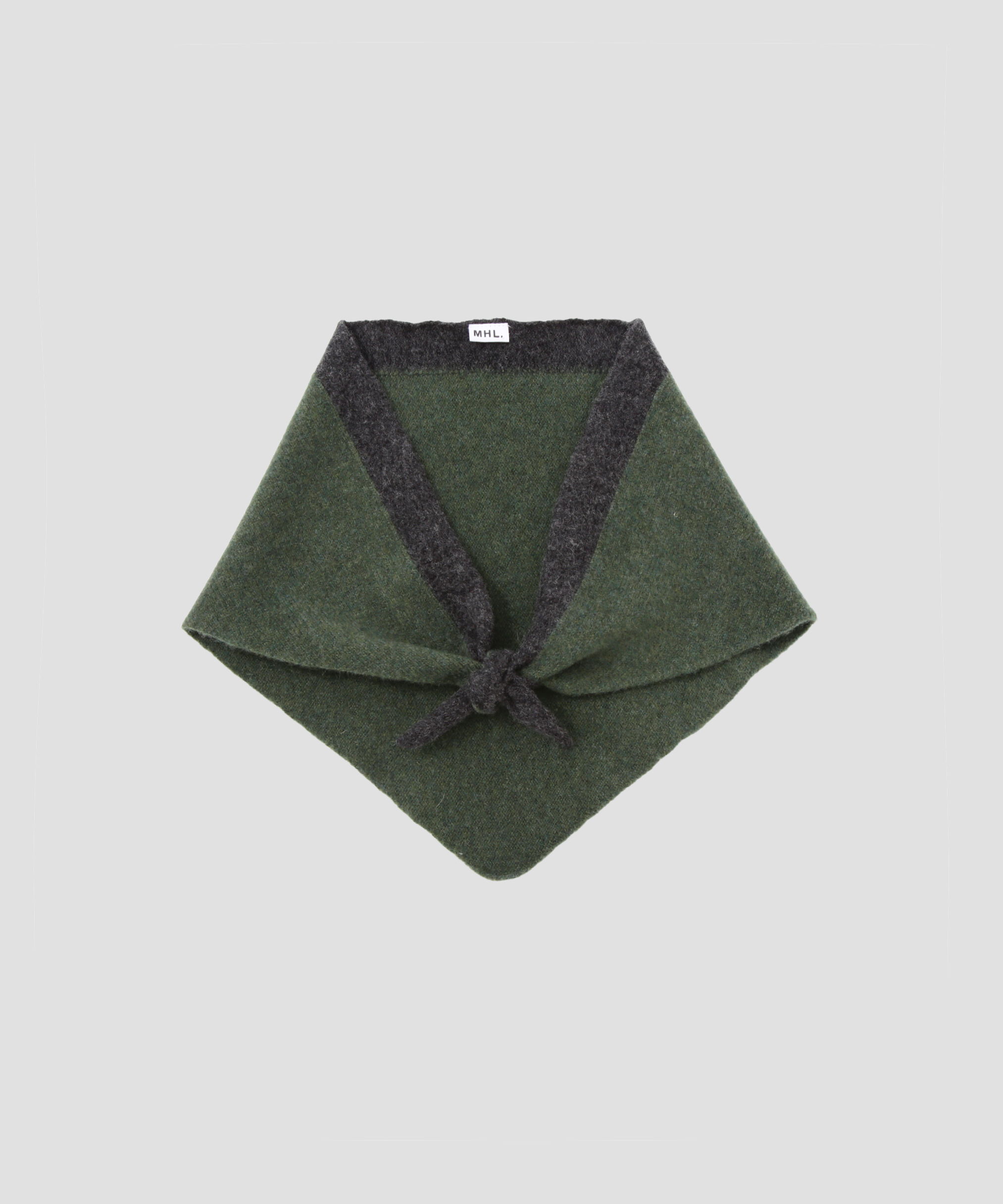 MHL.「MHL TIPPED SCOUT SCARF」|バンダナ・スカーフ|GREEN