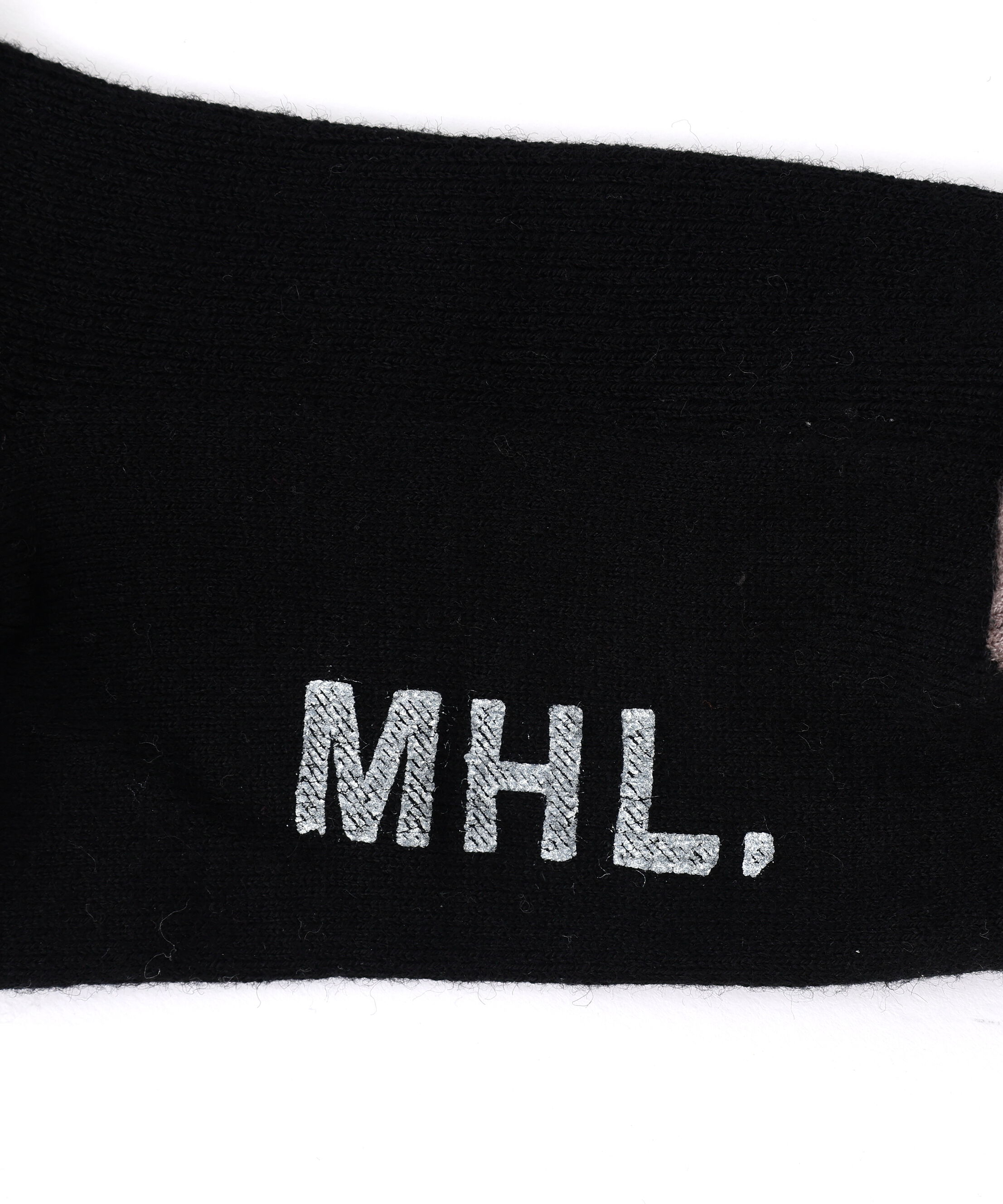 MHL.「COTTON WOOL RIB」|ソックス|