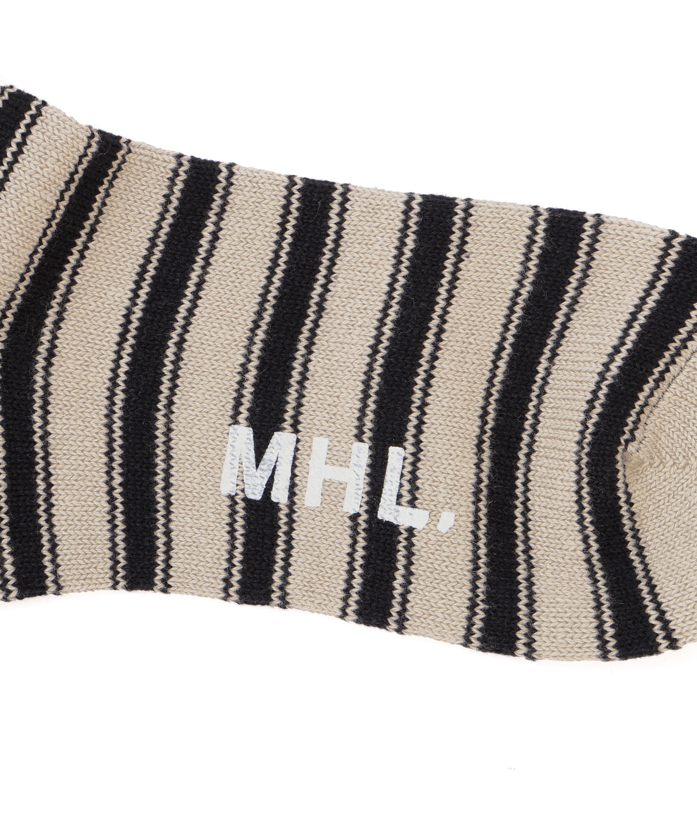 MHL.「NARROW STRIPE COTTON SOCKS」|ソックス|