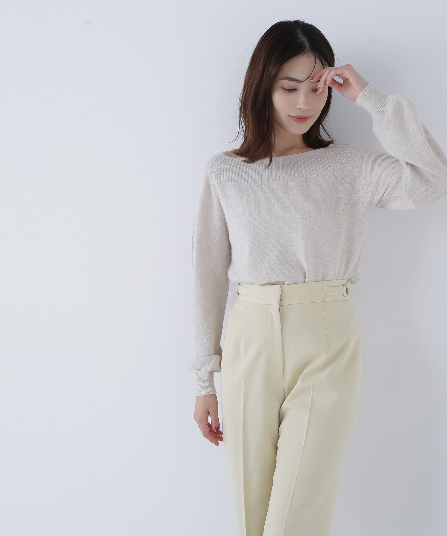  「FOX混ジェントリーシリーズ ボートネックニット」|ニット・セーター|