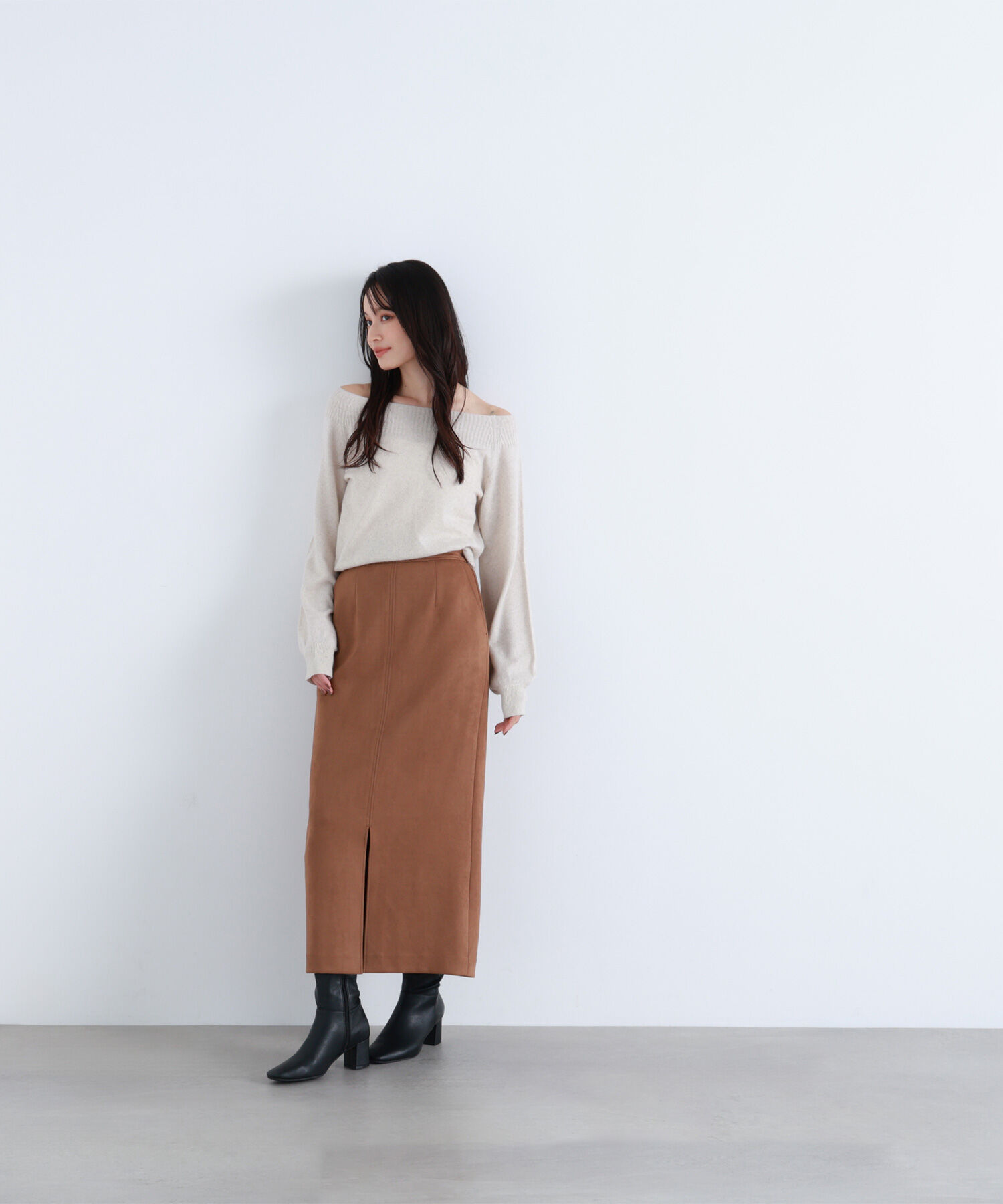  「FOX混ジェントリーシリーズ ボートネックニット」|ニット・セーター|