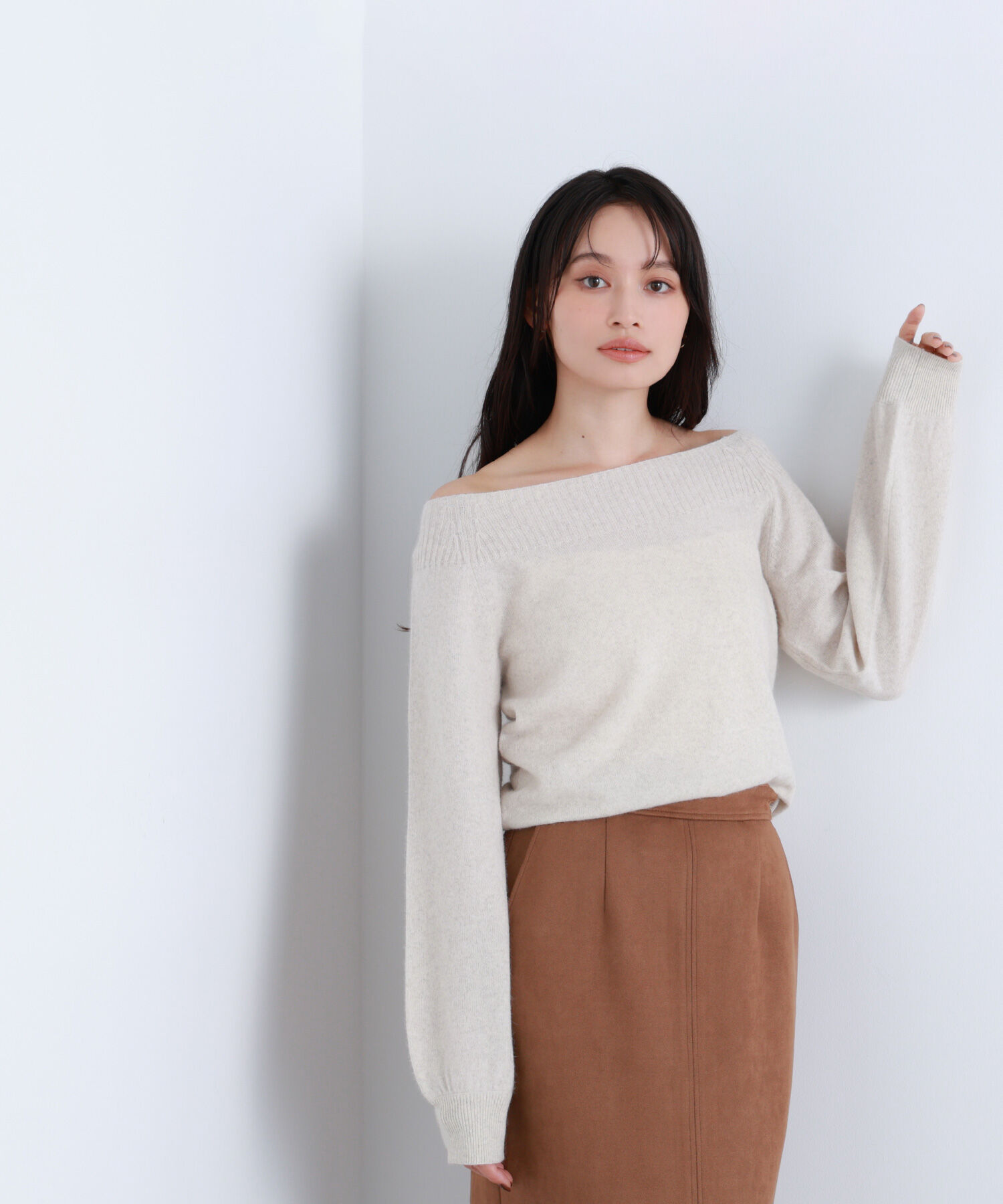  「FOX混ジェントリーシリーズ ボートネックニット」|ニット・セーター|