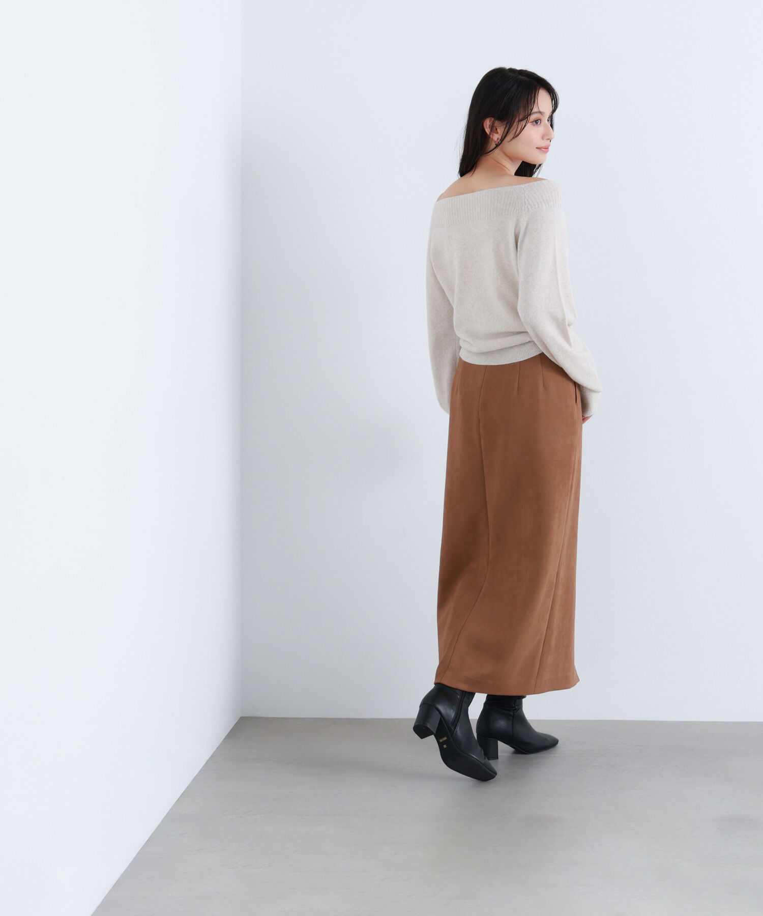  「FOX混ジェントリーシリーズ ボートネックニット」|ニット・セーター|