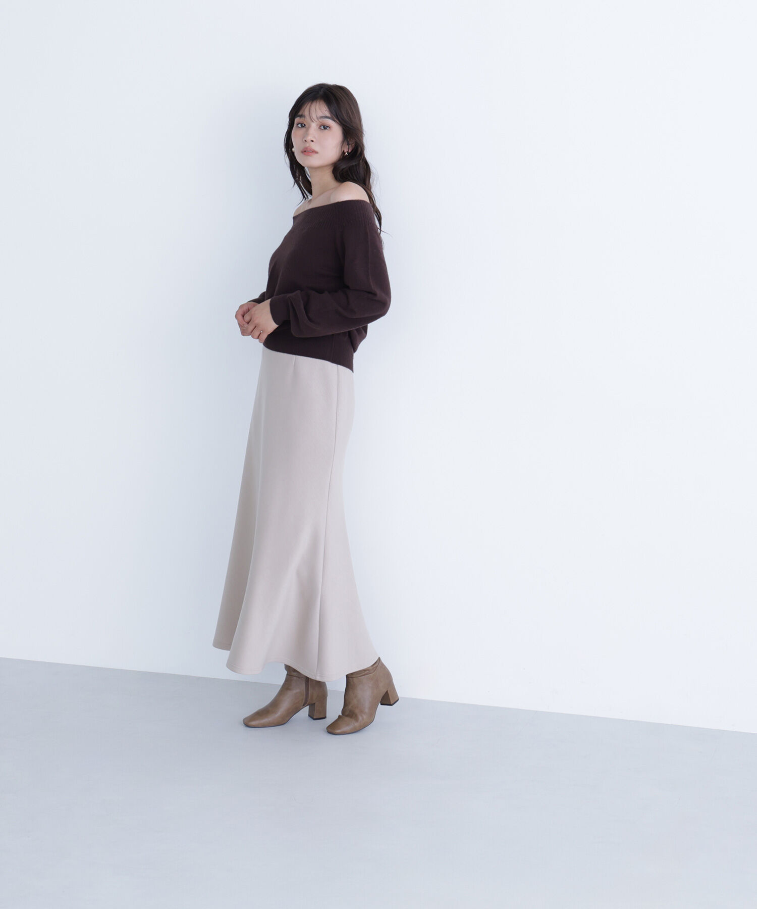  「FOX混ジェントリーシリーズ ボートネックニット」|ニット・セーター|