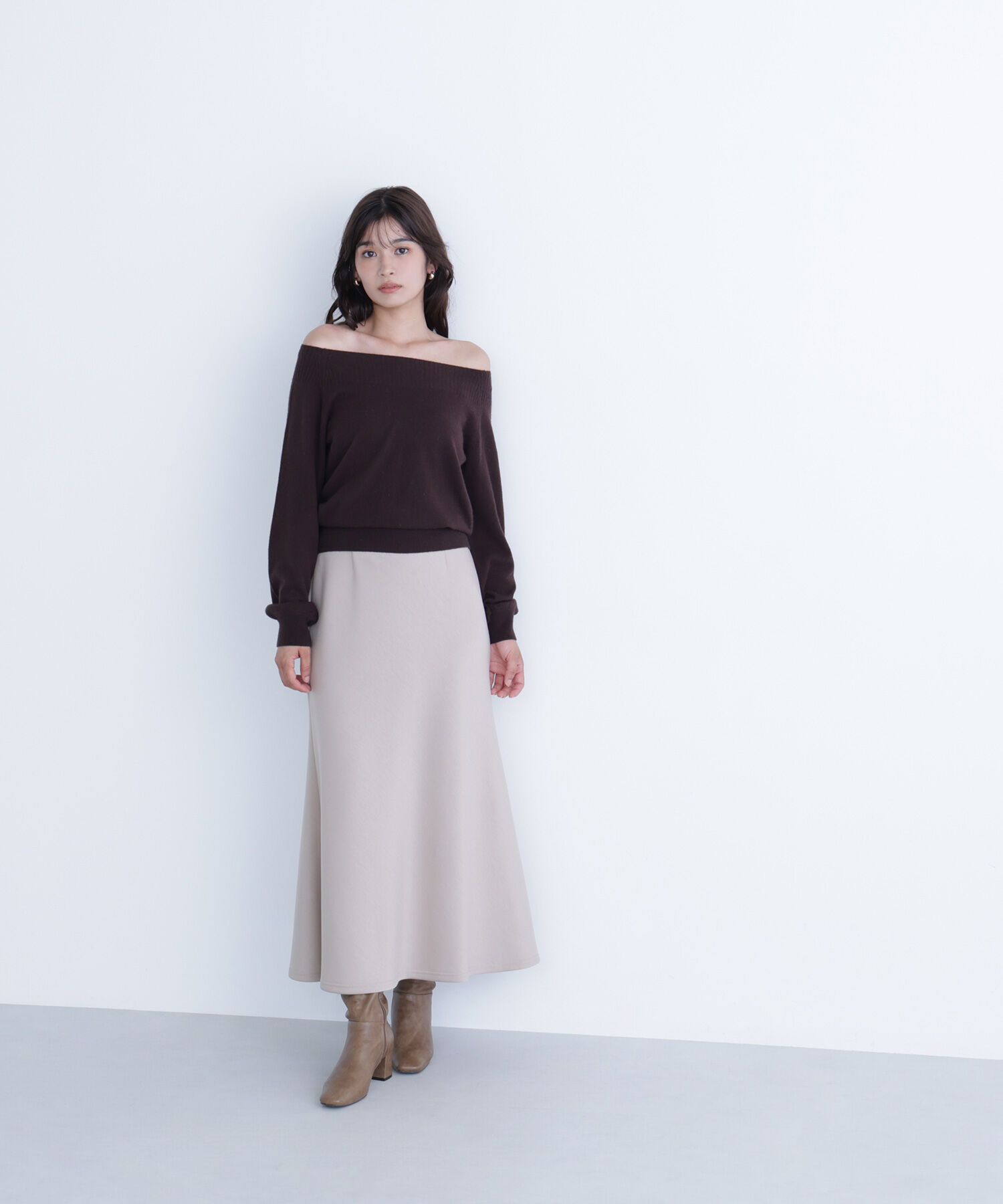  「FOX混ジェントリーシリーズ ボートネックニット」|ニット・セーター|