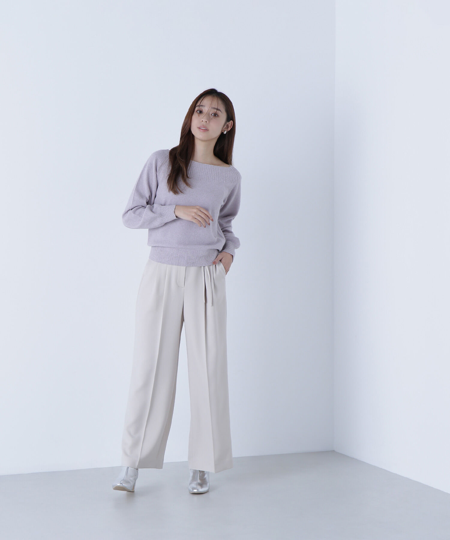  「FOX混ジェントリーシリーズ ボートネックニット」|ニット・セーター|