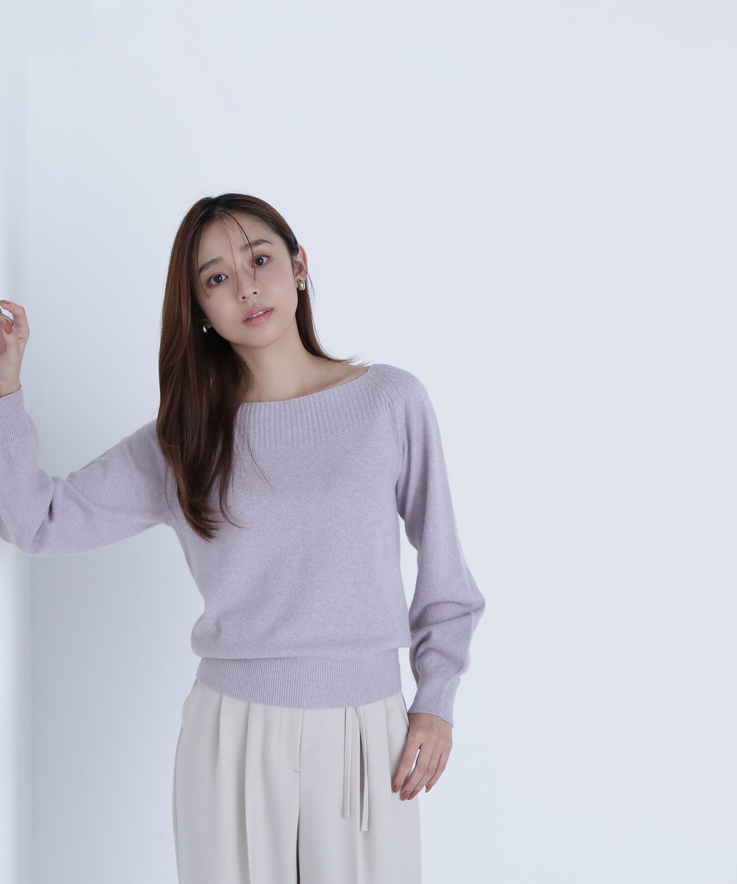  「FOX混ジェントリーシリーズ ボートネックニット」|ニット・セーター|