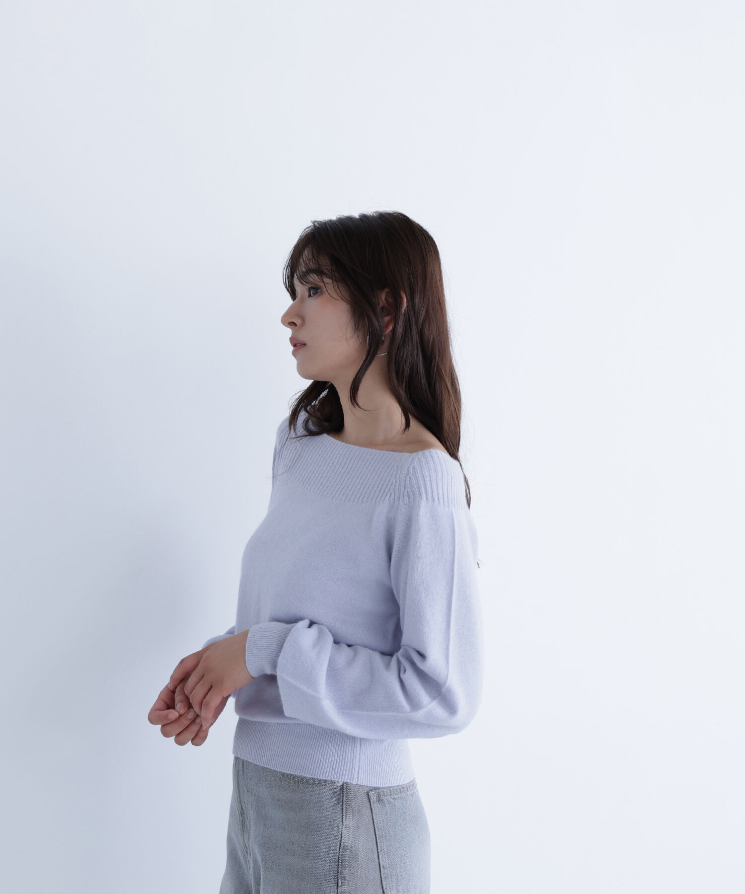  「FOX混ジェントリーシリーズ ボートネックニット」|ニット・セーター|