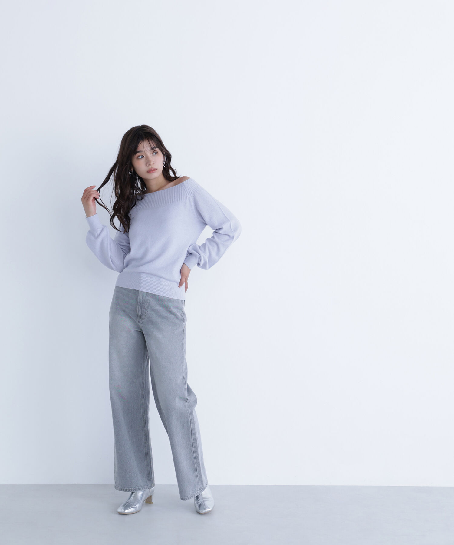  「FOX混ジェントリーシリーズ ボートネックニット」|ニット・セーター|