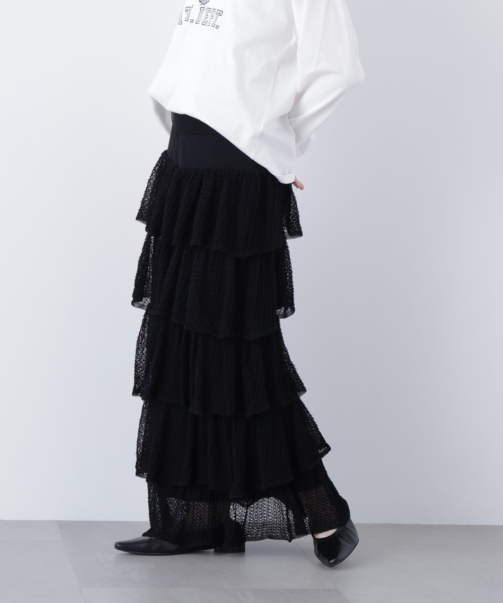  「〈N.〉ティアードニットスカート」|スカート|