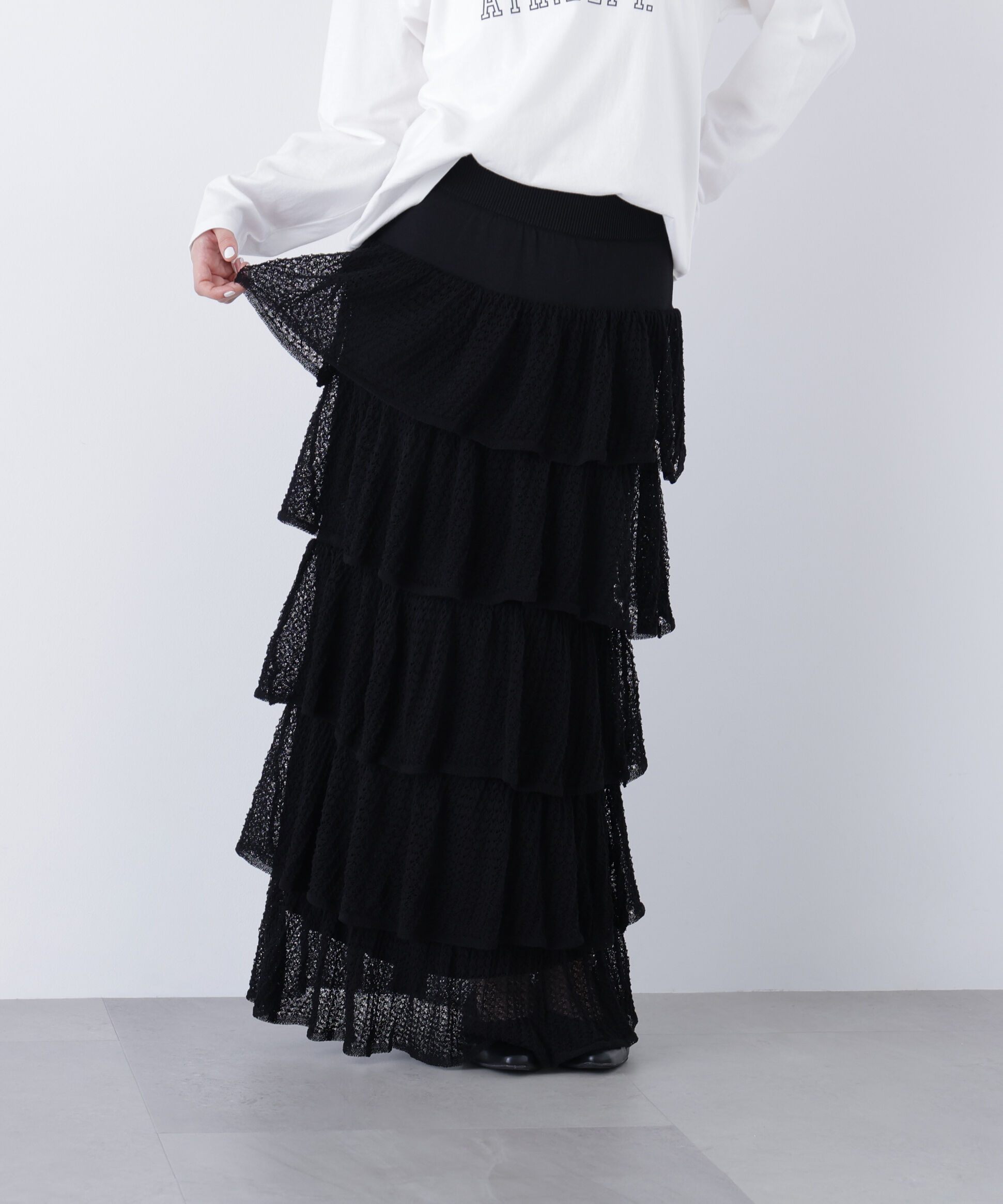  「〈N.〉ティアードニットスカート」|スカート|