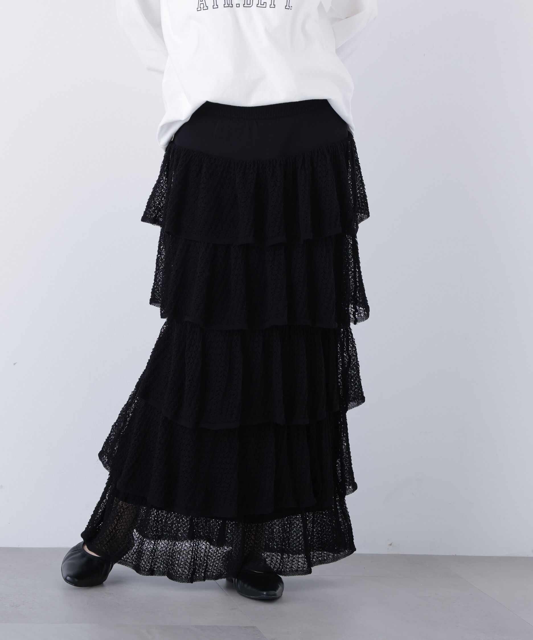  「〈N.〉ティアードニットスカート」|スカート|