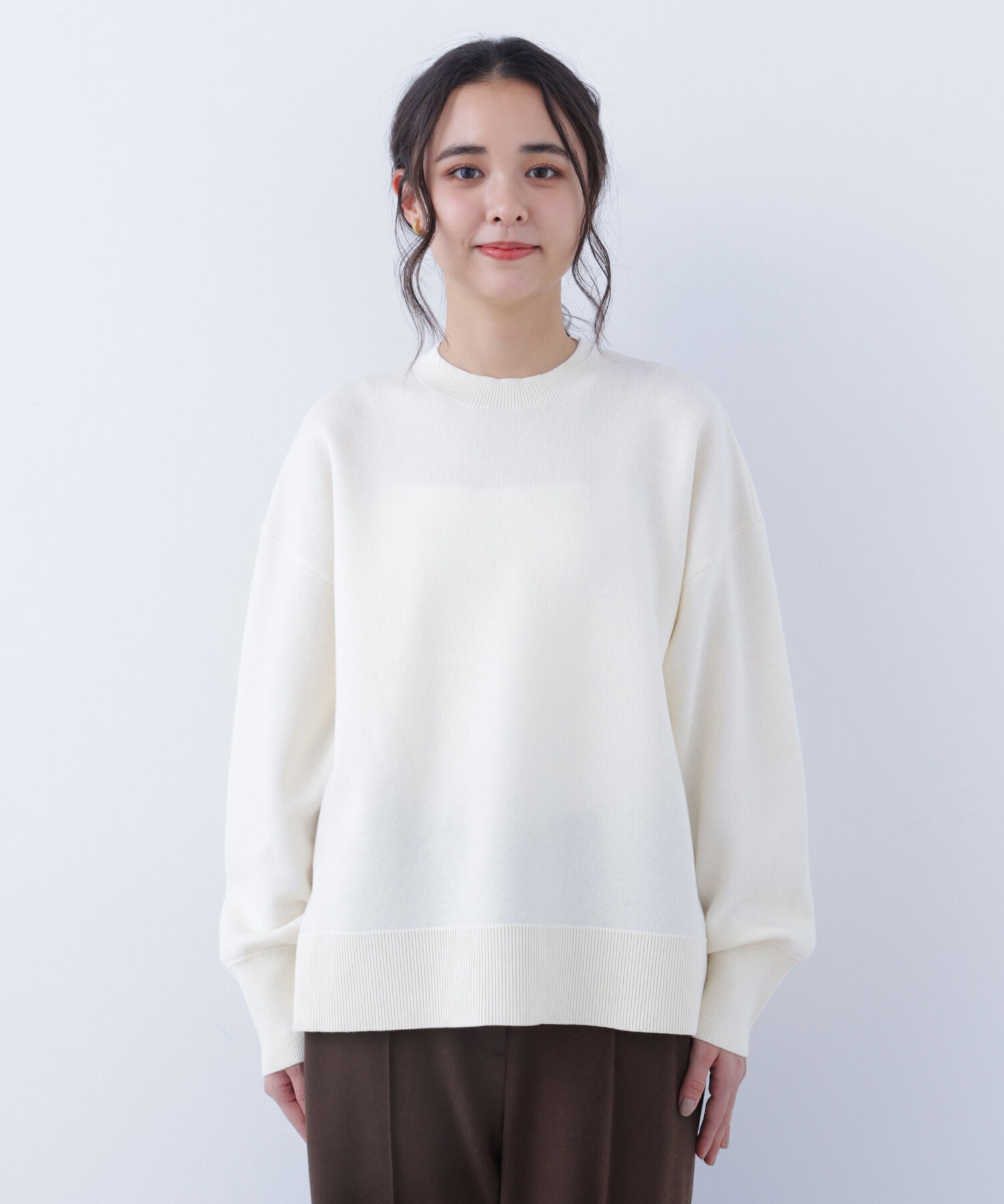  「〈N.〉サイドスリットボクシーニット」|ニット・セーター|