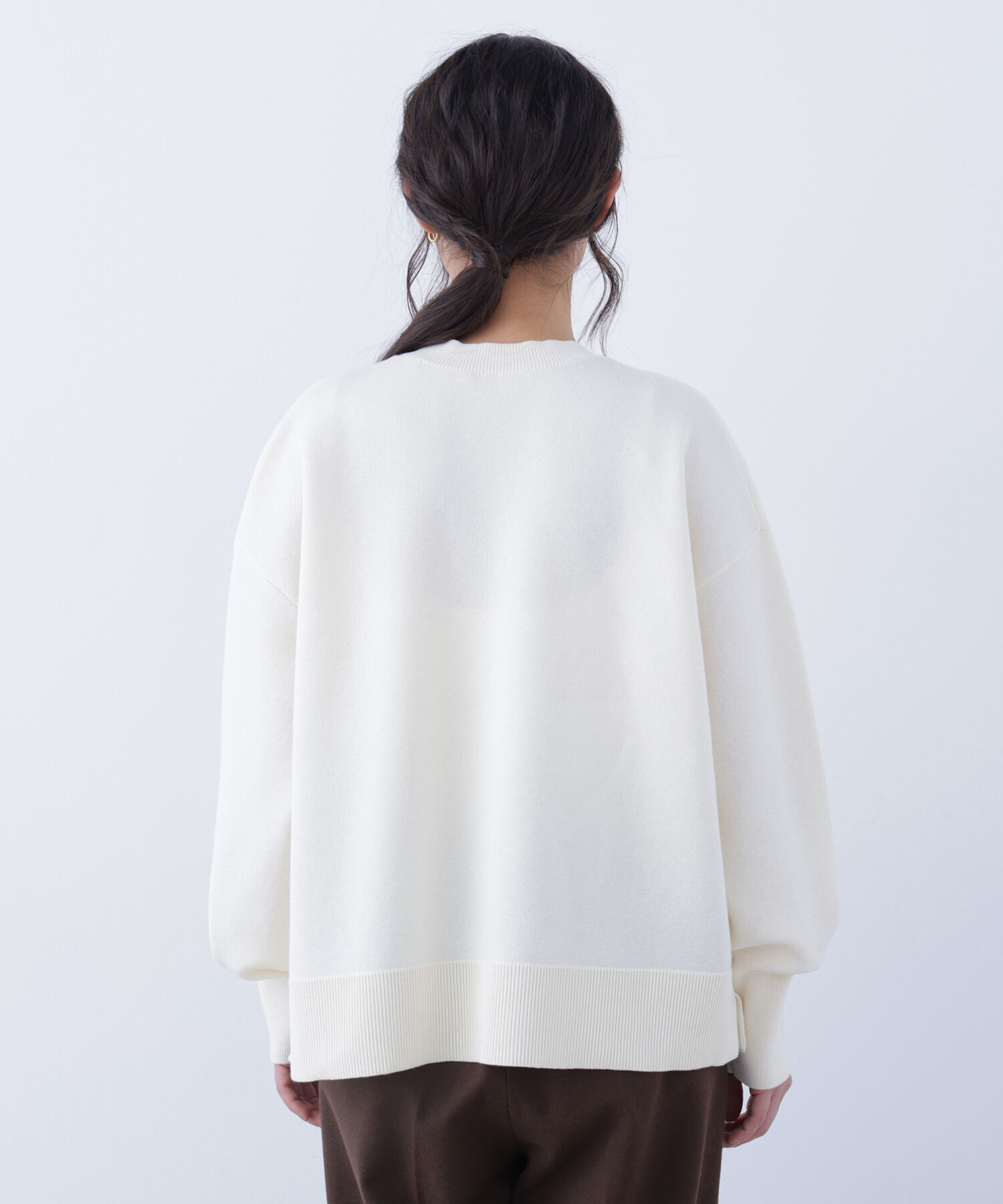  「〈N.〉サイドスリットボクシーニット」|ニット・セーター|