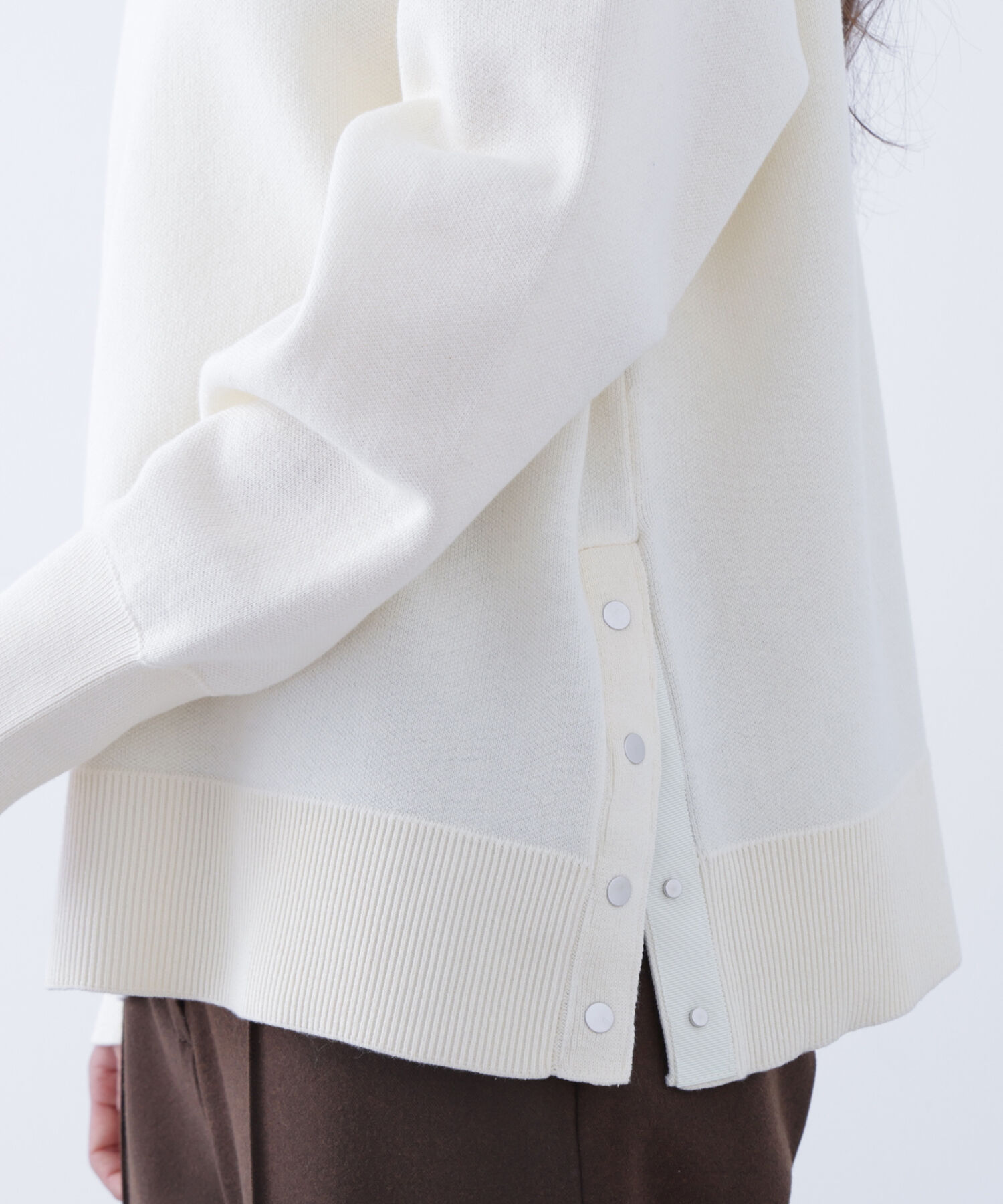  「〈N.〉サイドスリットボクシーニット」|ニット・セーター|