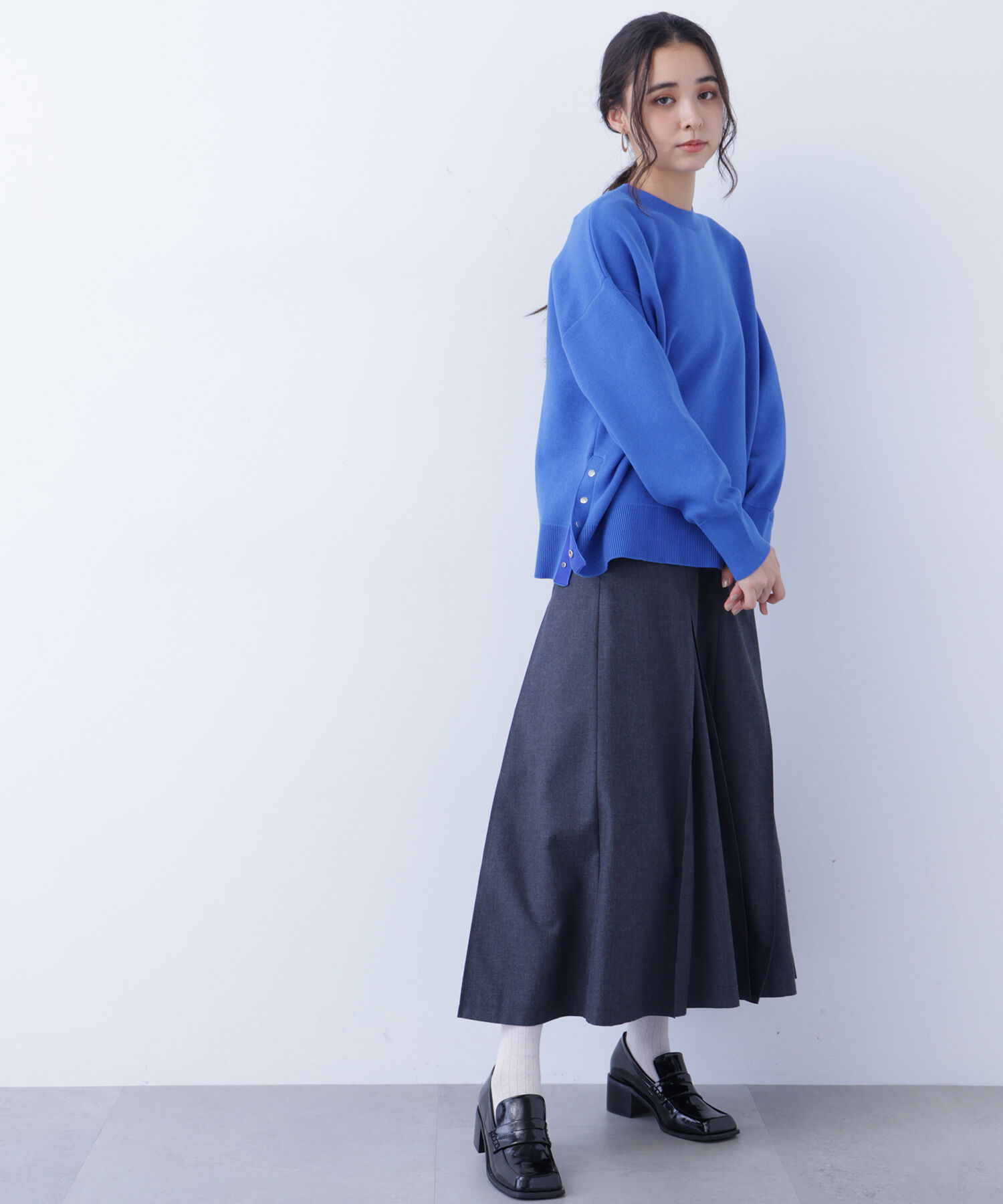  「〈N.〉サイドスリットボクシーニット」|ニット・セーター|