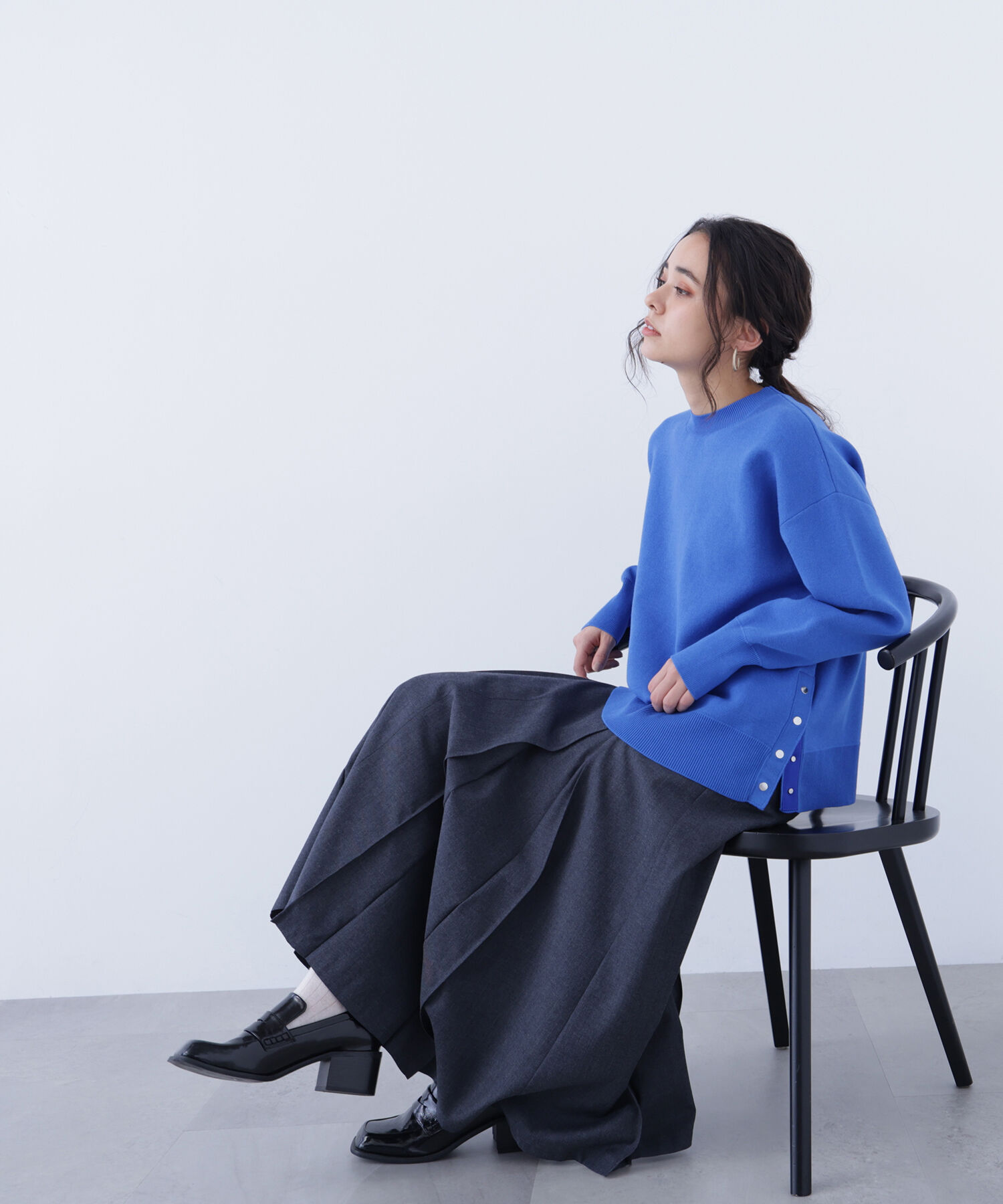  「〈N.〉サイドスリットボクシーニット」|ニット・セーター|