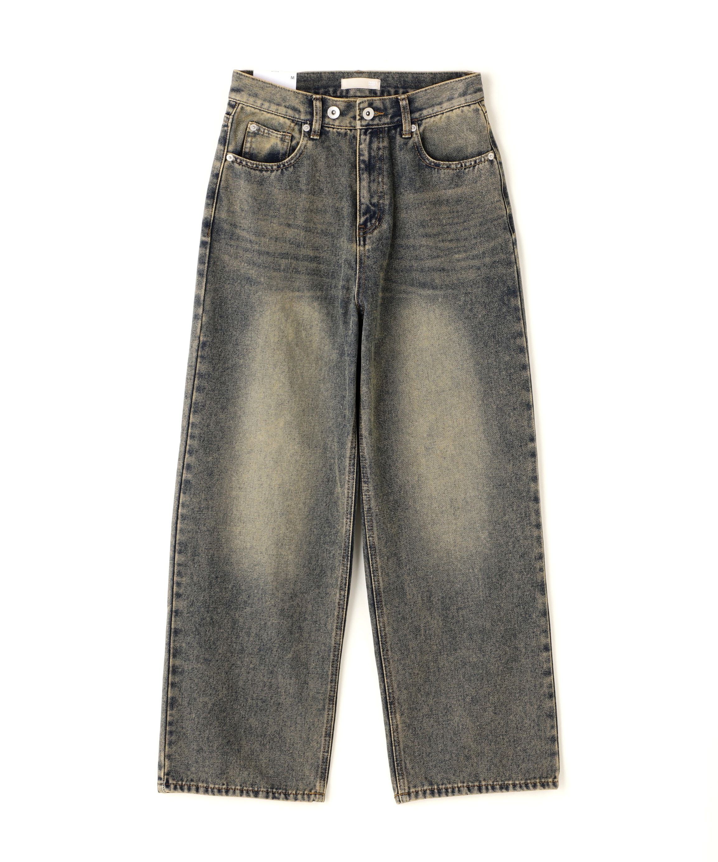  「ブラストオーバーダイワイドストレートデニムパンツ」|その他|