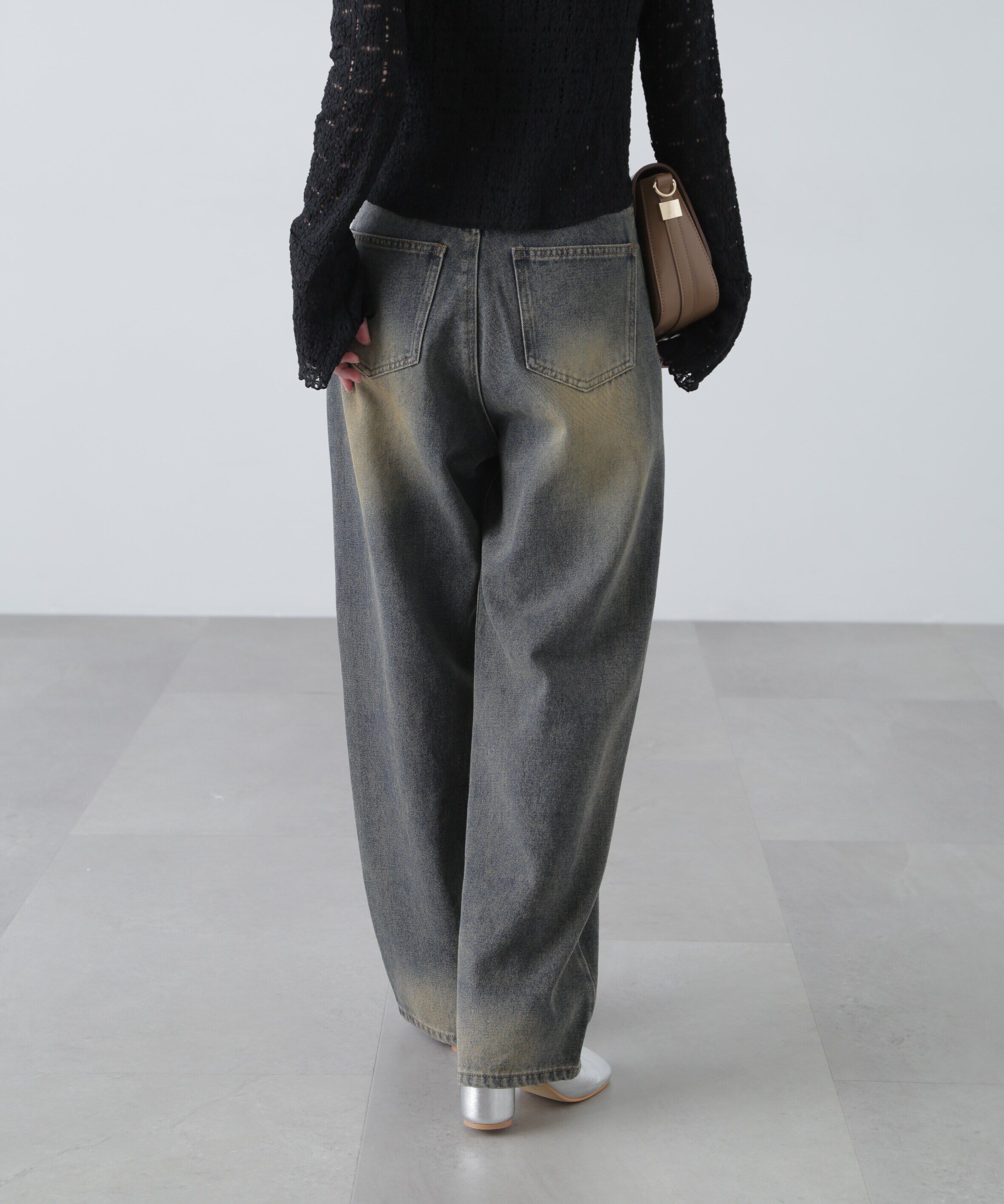  「ブラストオーバーダイワイドストレートデニムパンツ」|その他|