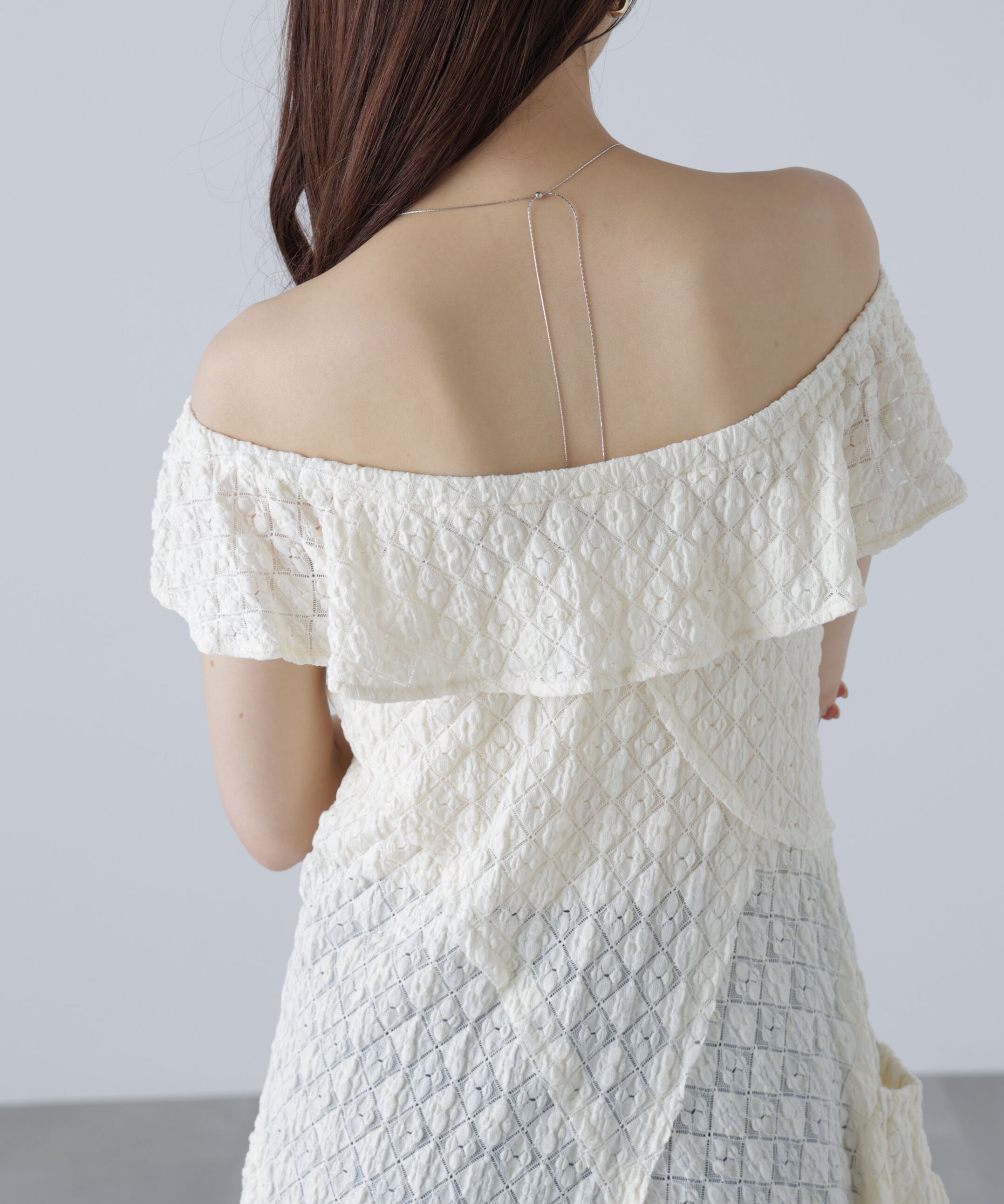  「イレヘムオフショルミニワンピース」|ワンピース|