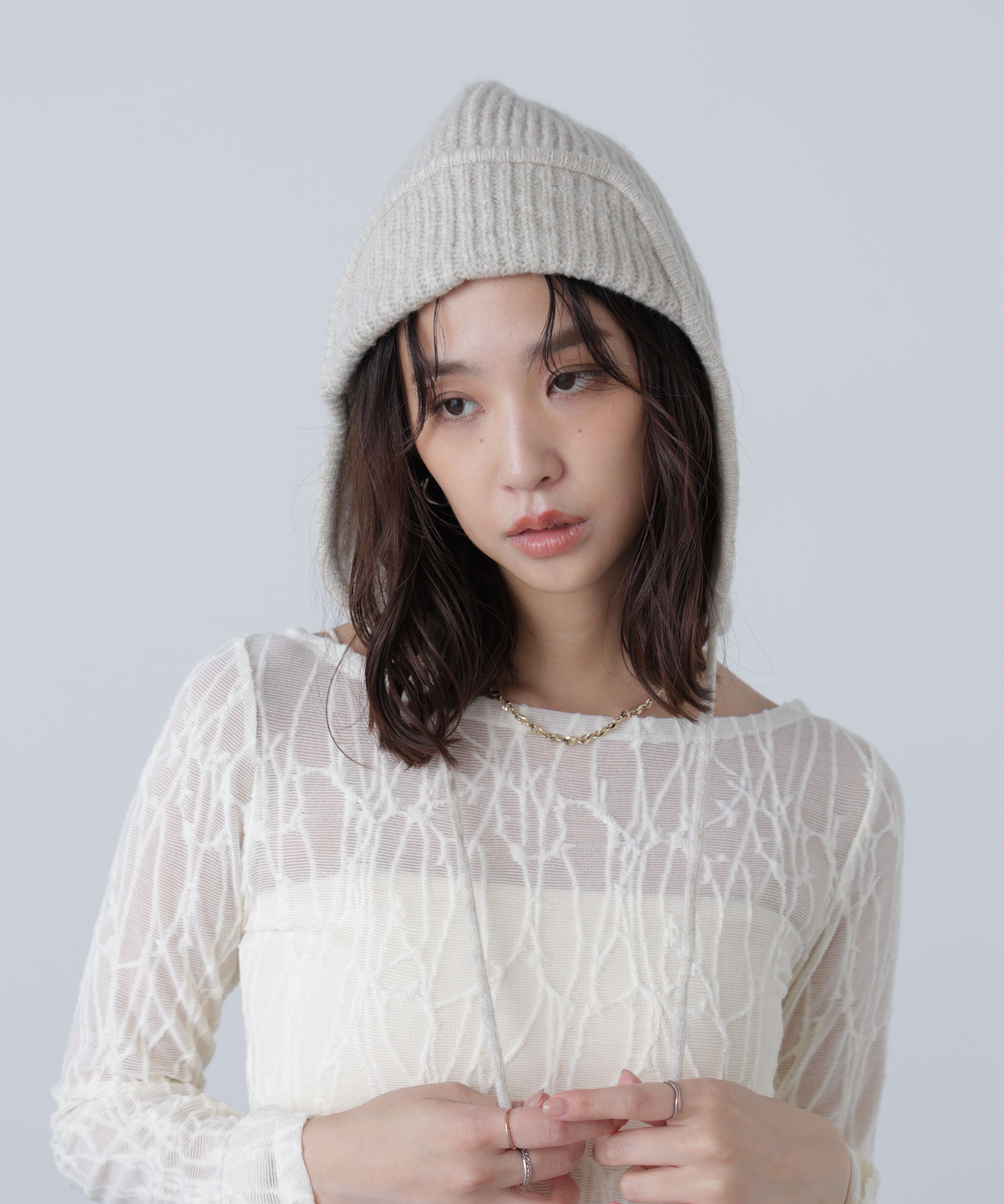  「リブニットフライト帽」|ソックス|