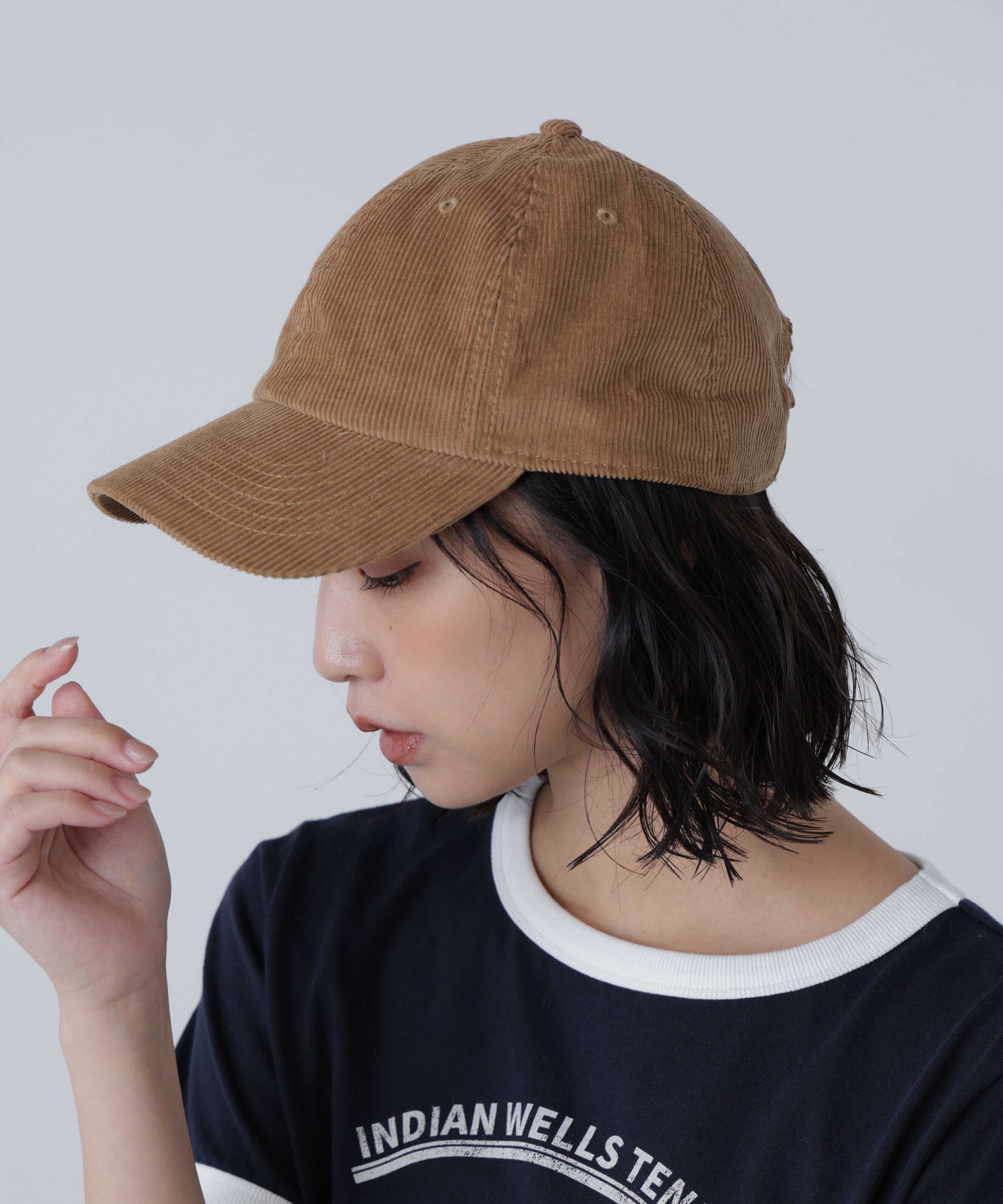  「〈NEWHATTAN〉コーデュロイキャップ」|ソックス|