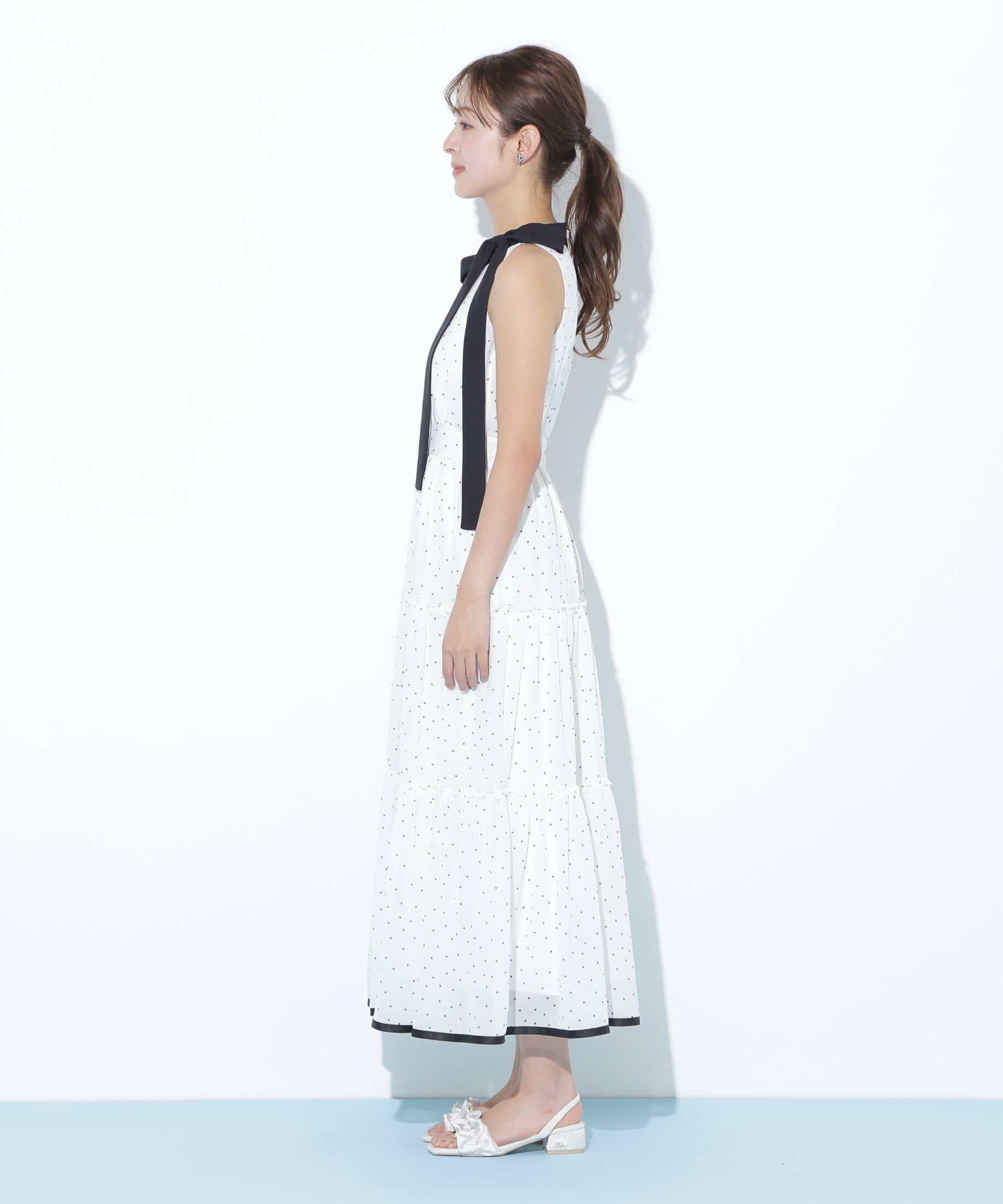  「ホルターネックティアードワンピース」|ワンピース|