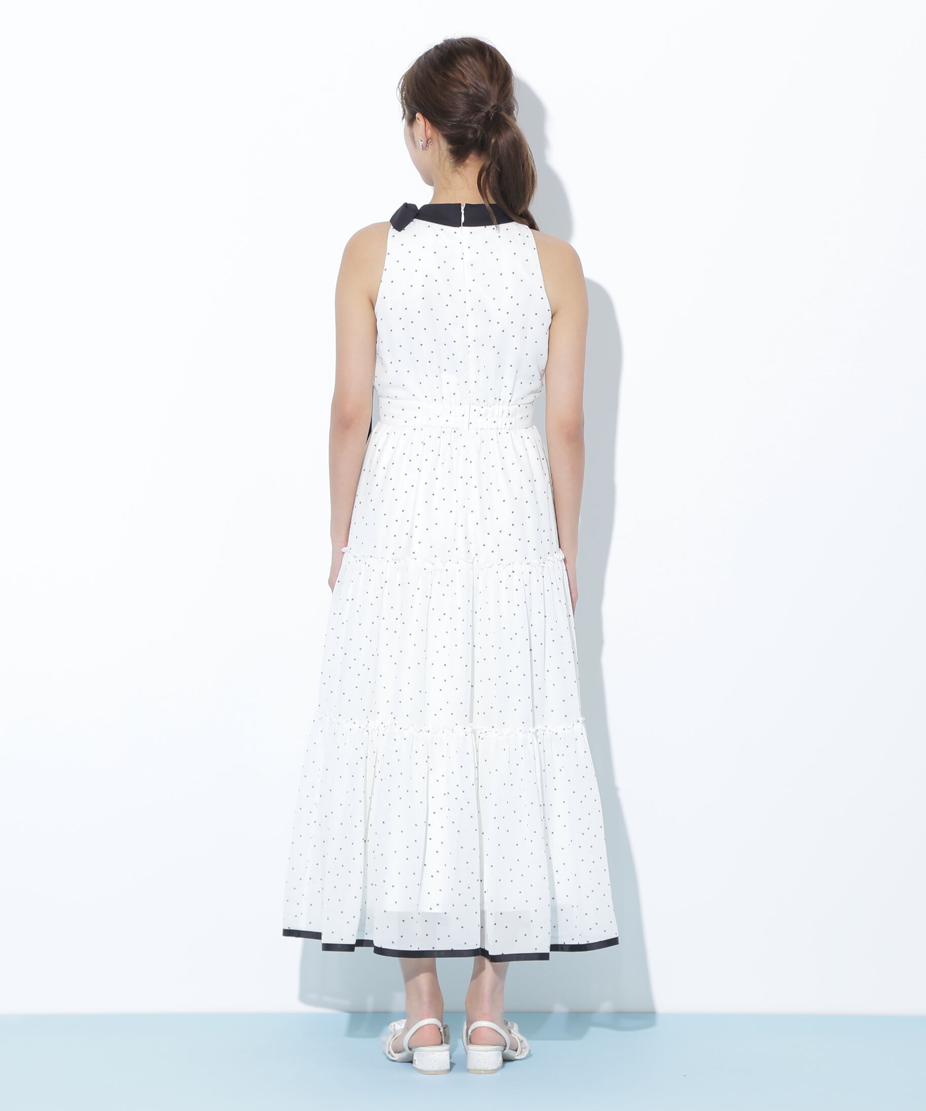  「ホルターネックティアードワンピース」|ワンピース|