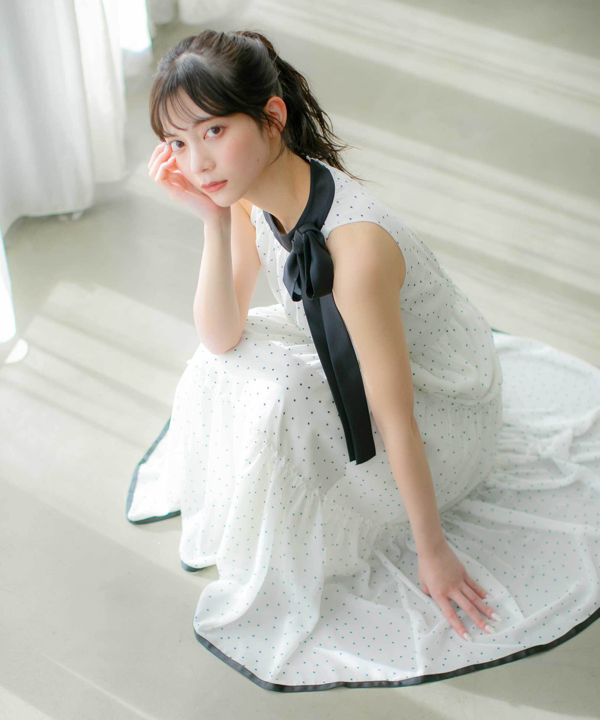  「ホルターネックティアードワンピース」|ワンピース|