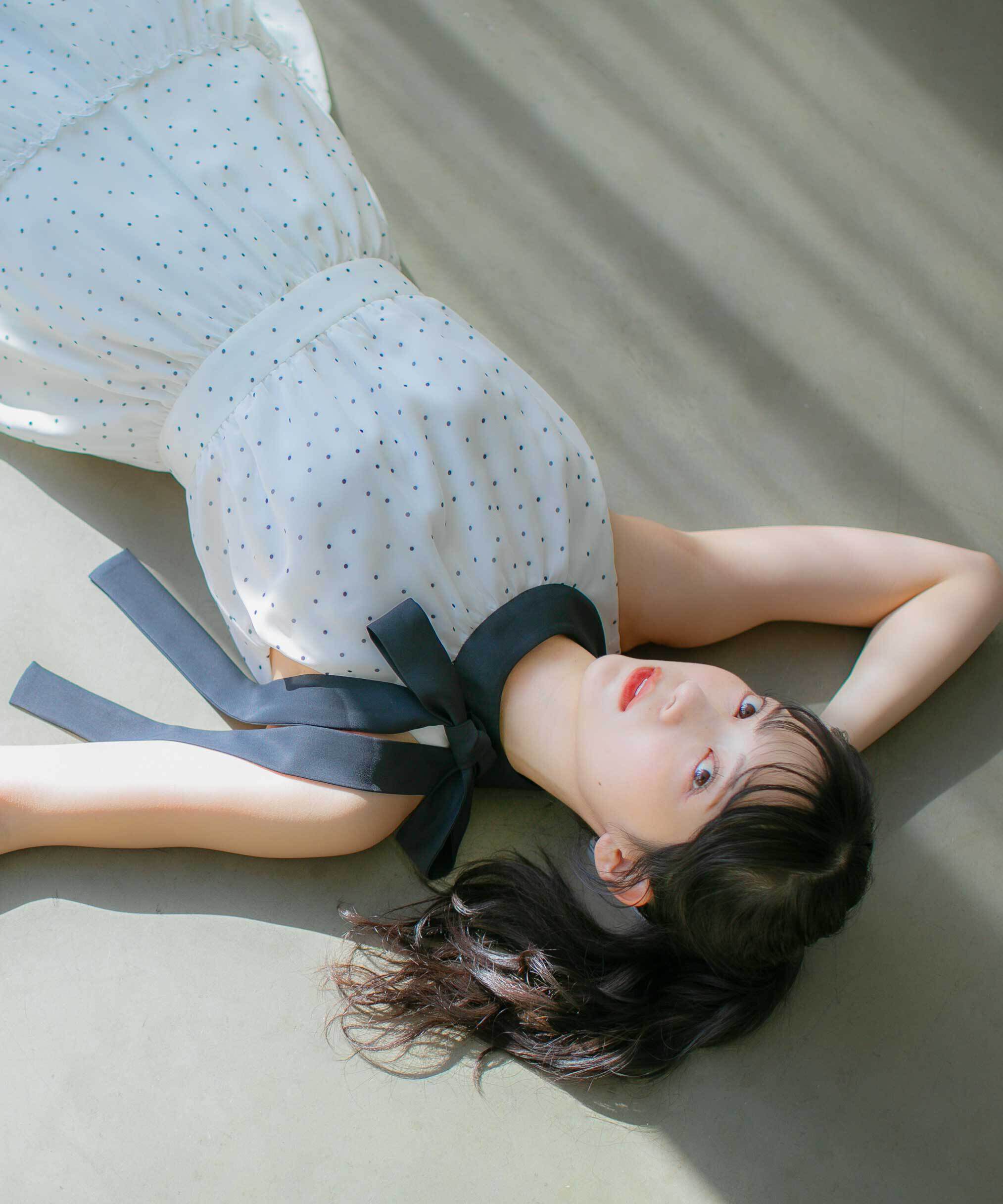  「ホルターネックティアードワンピース」|ワンピース|