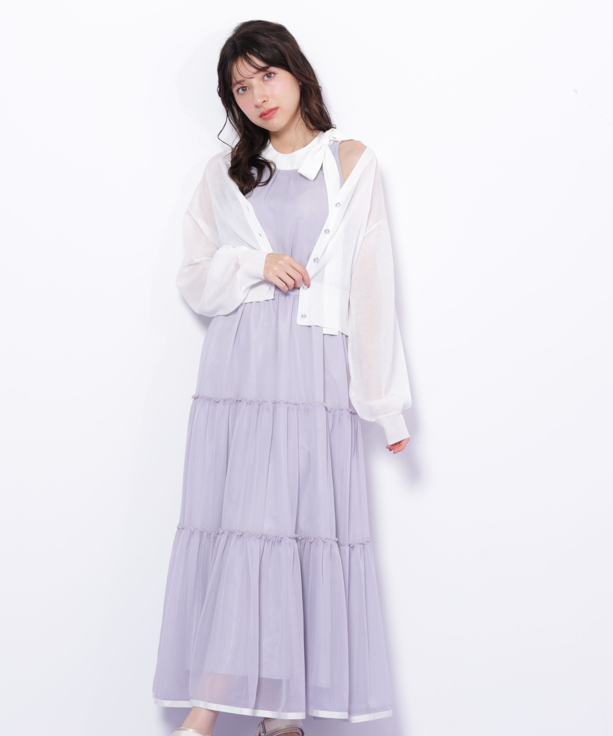  「ホルターネックティアードワンピース」|ワンピース|