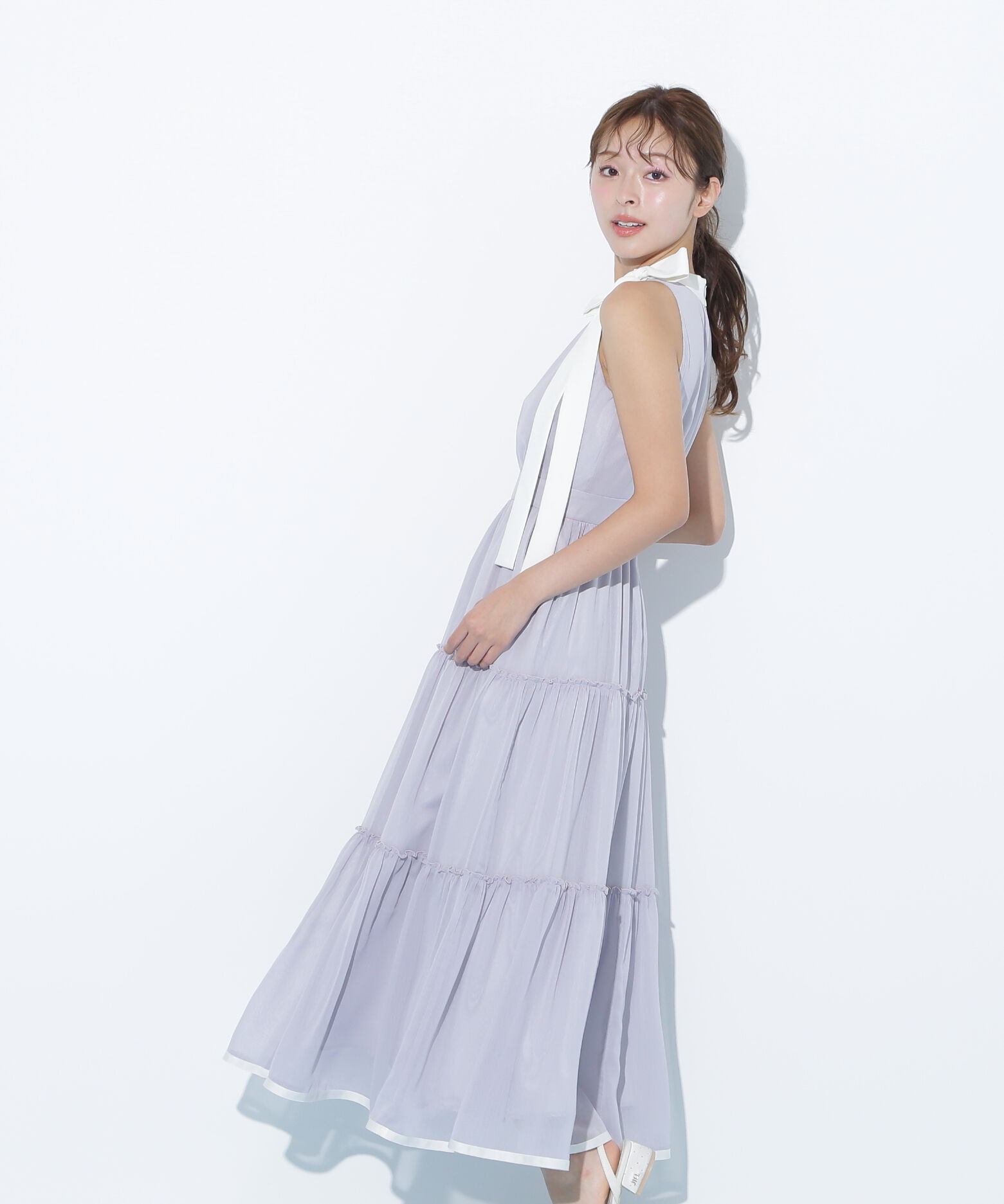  「ホルターネックティアードワンピース」|ワンピース|