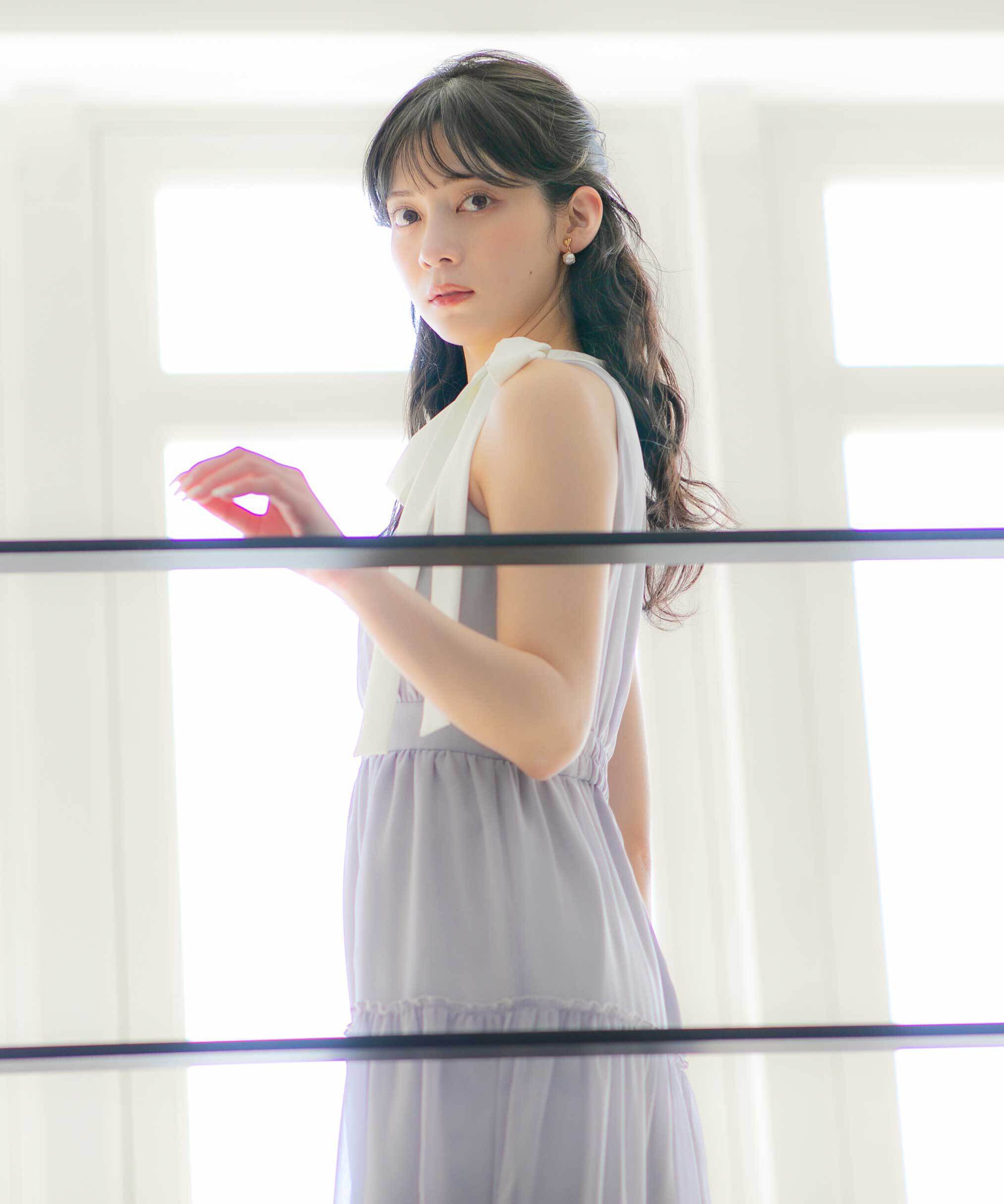  「ホルターネックティアードワンピース」|ワンピース|