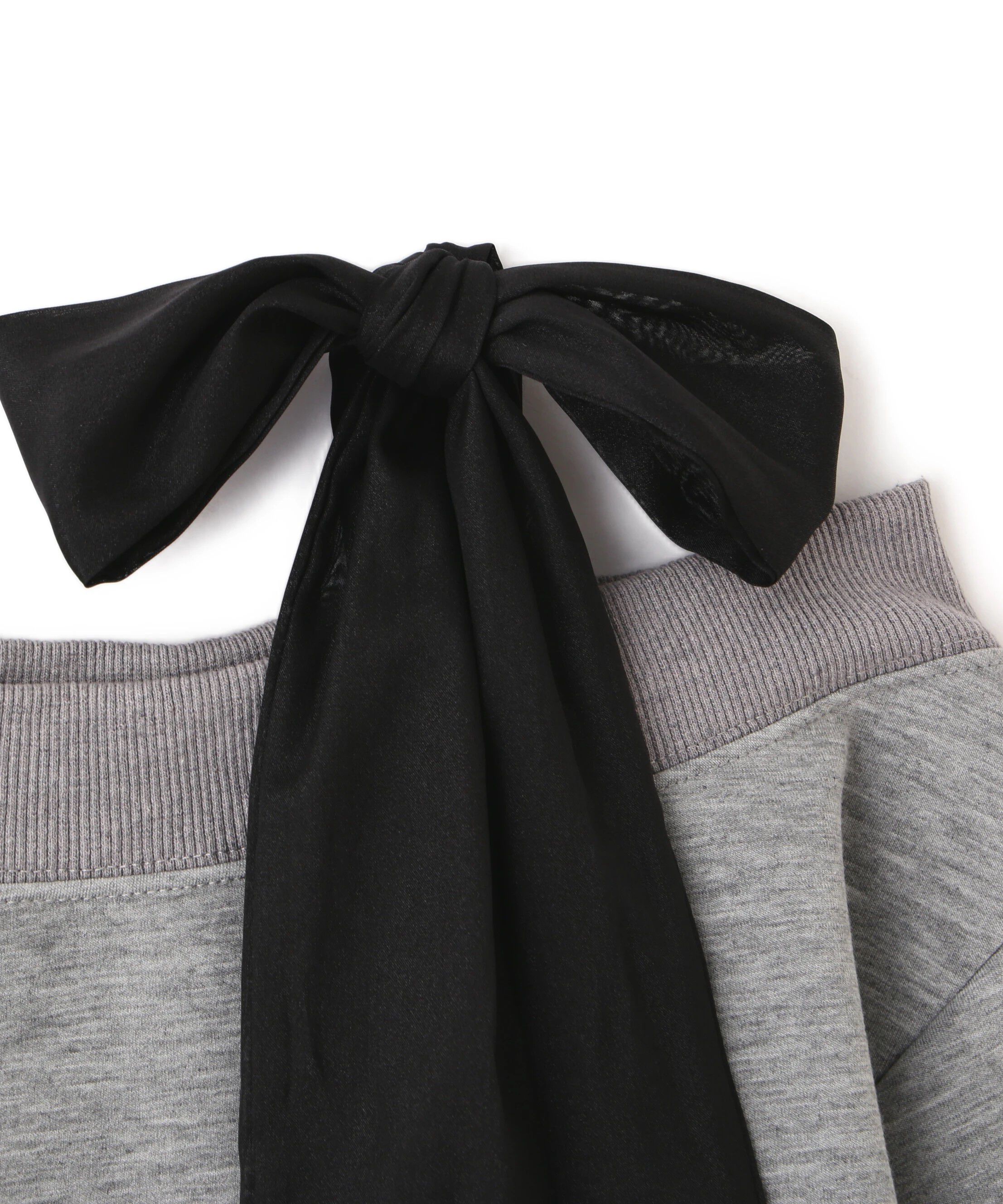  「肩リボンスウェットセットアップ」|ワンピース|