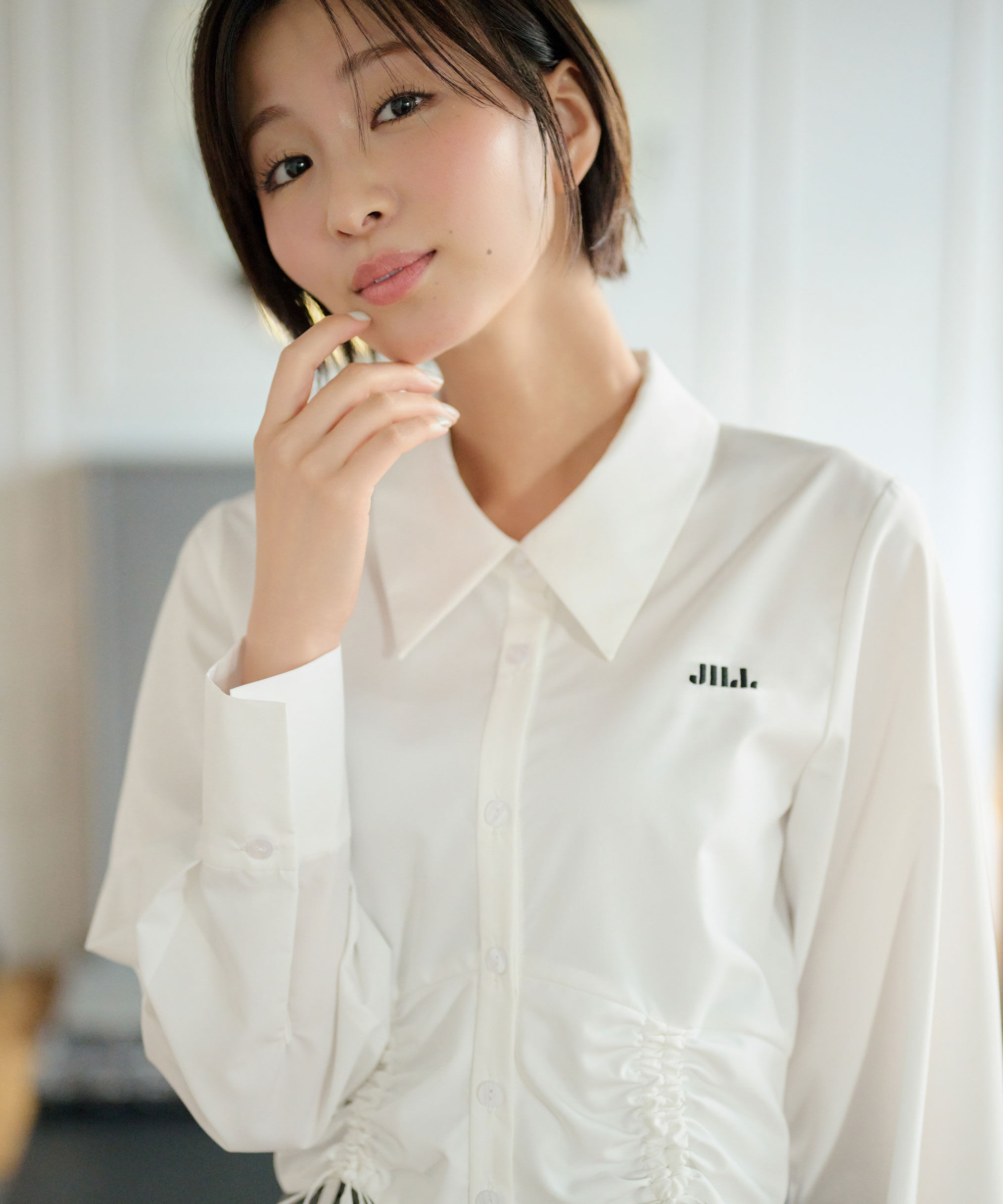  「ドロストビスチェシャツ」|シャツ・ブラウス|